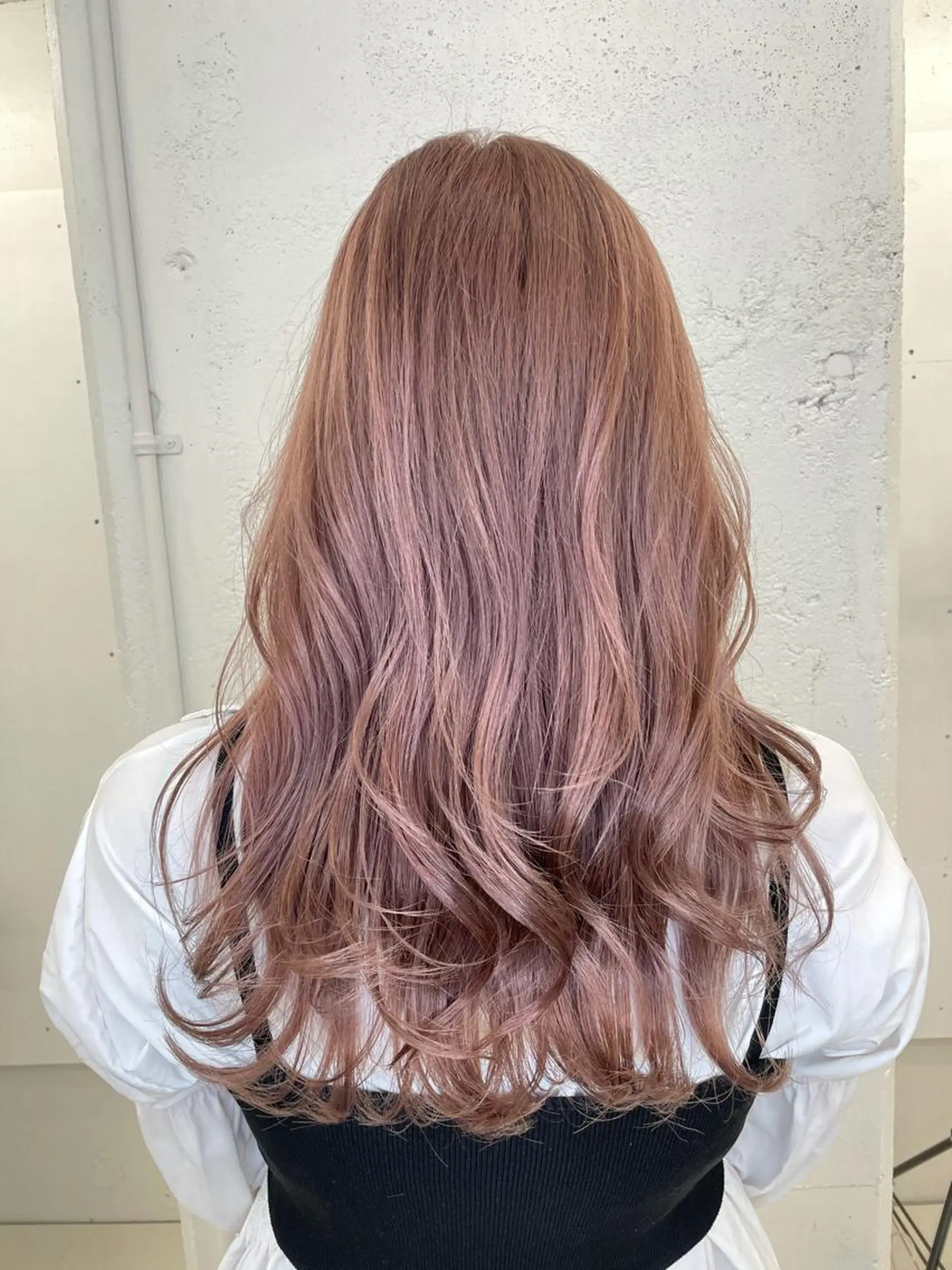 ロング ヘアカラー トリートメント 家田 竜のヘアスタイル