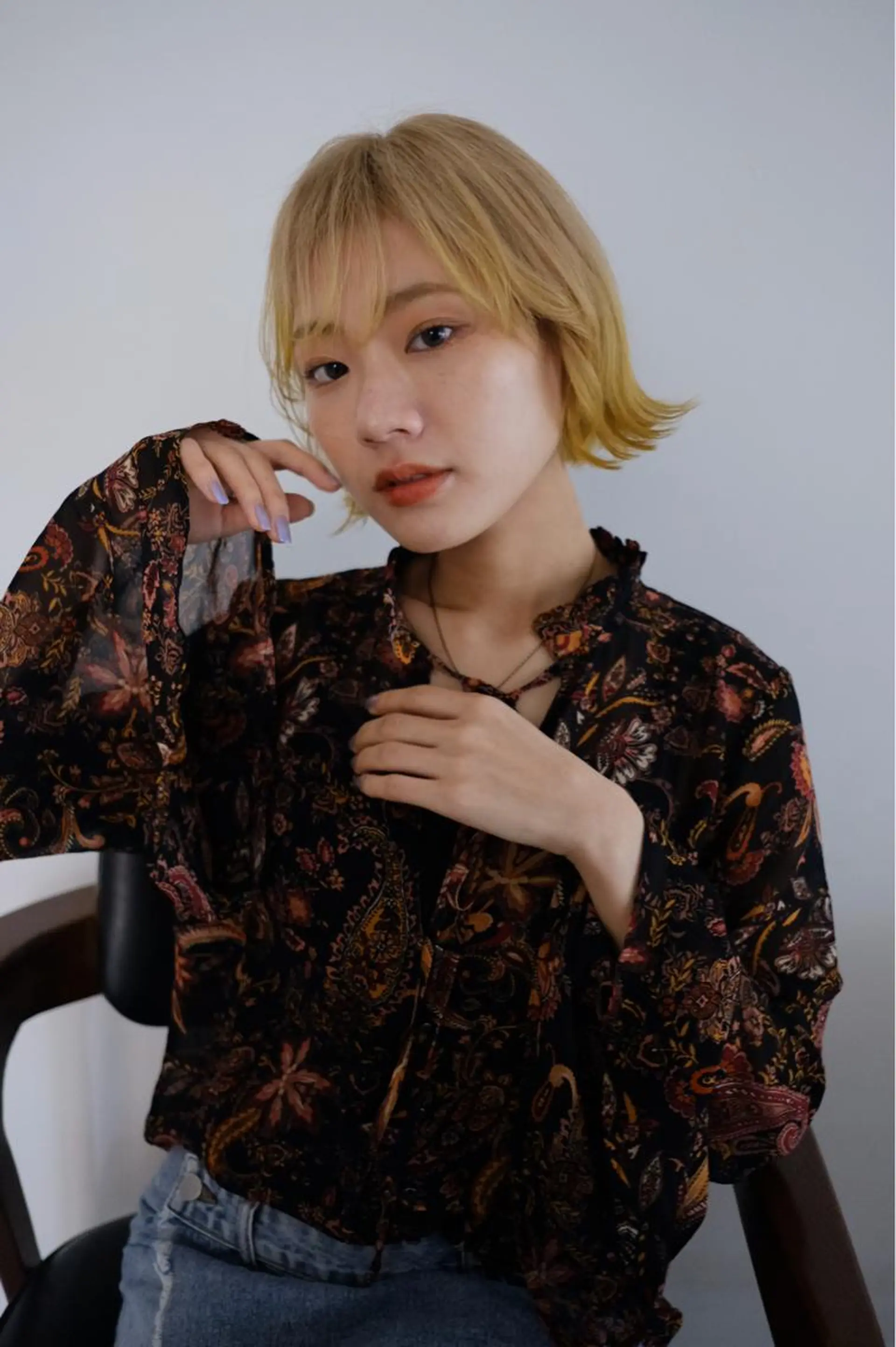 ショート 透明感カラー/似合わ せカット/大島実加永のヘアスタイル