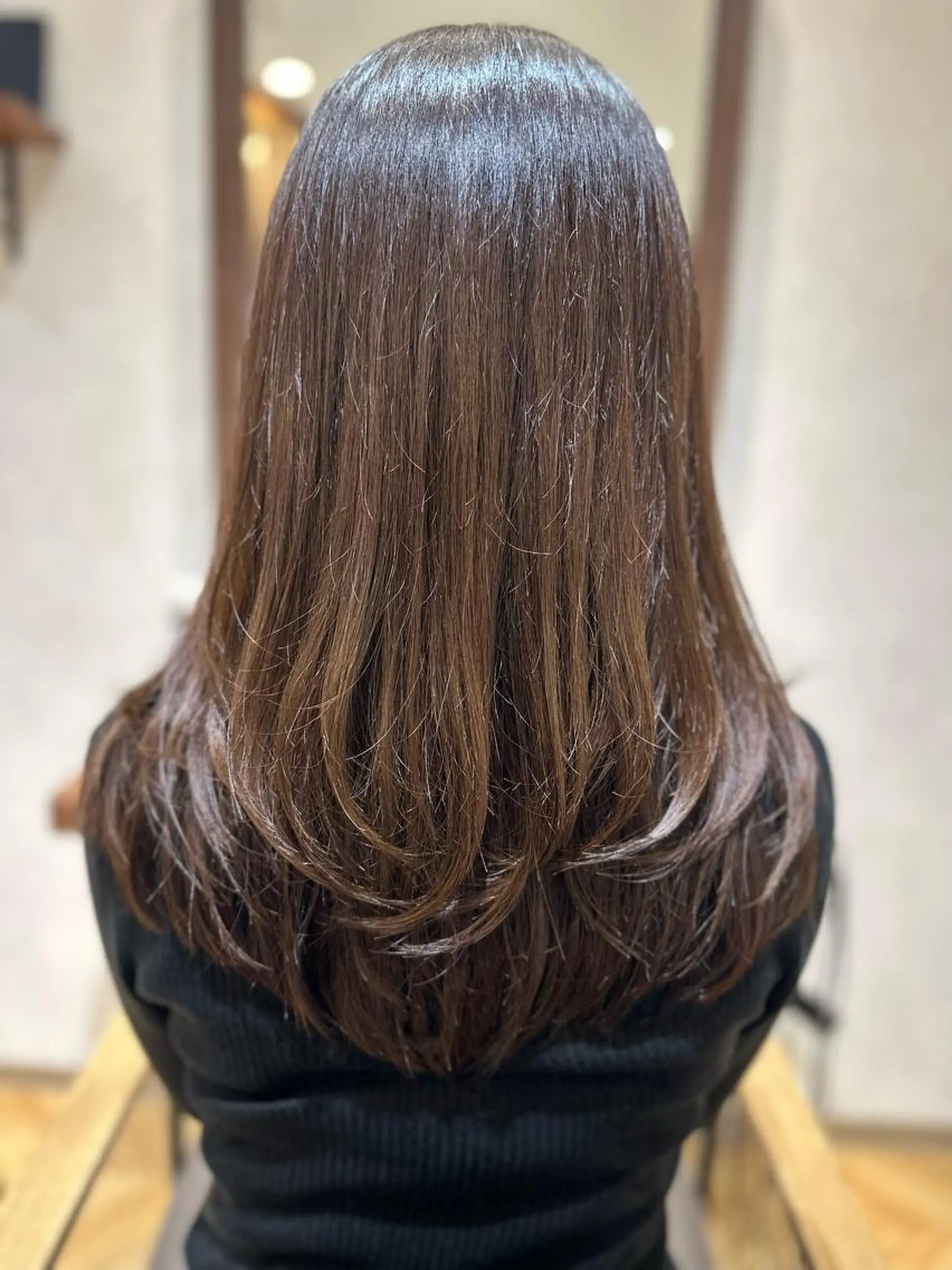 ロング カット ヘアカラー 縮毛矯正 トリートメント ✨髪質改善特化✨副 店長椎葉信乃介のヘアスタイル