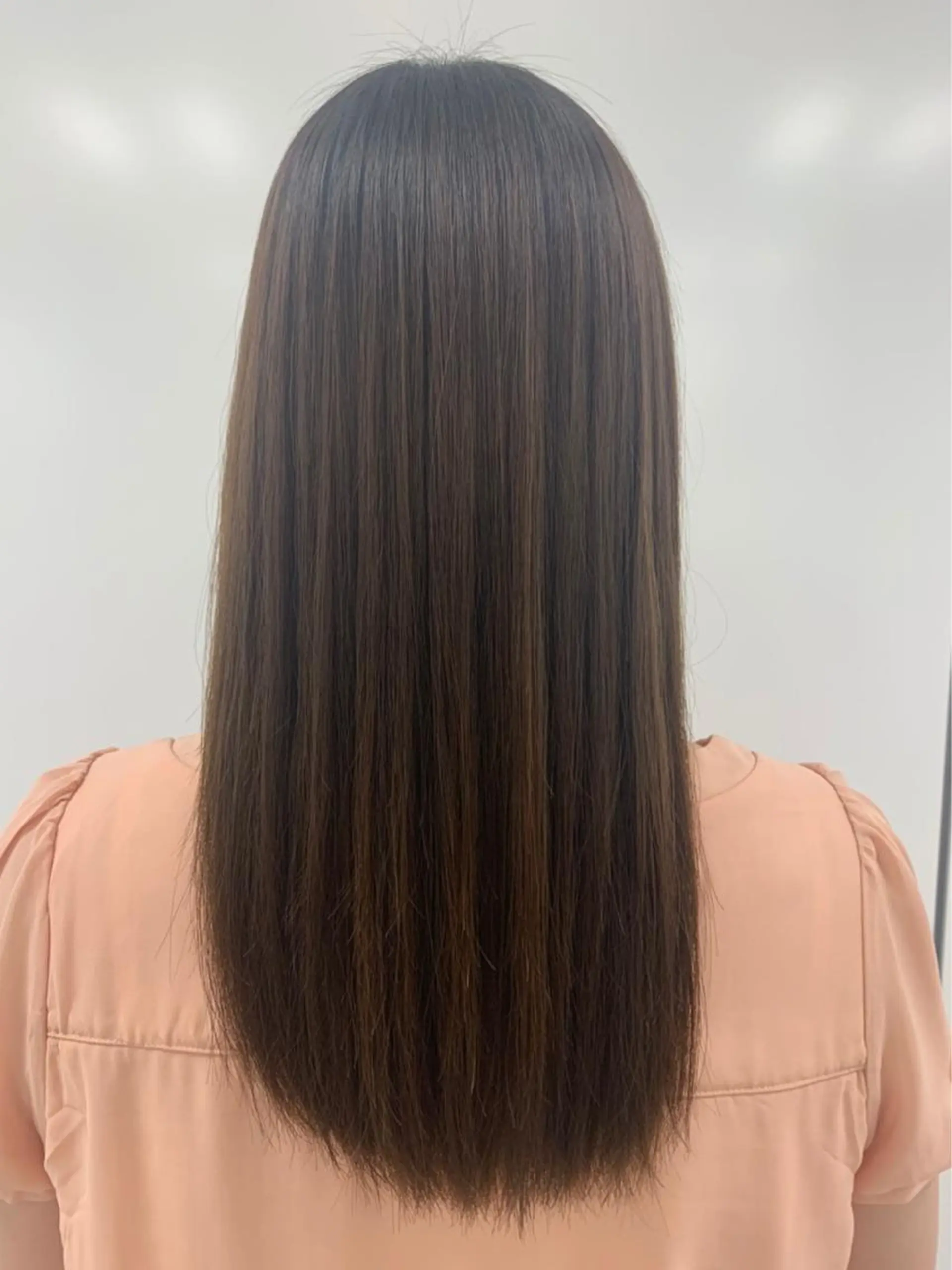 ロング 縮毛矯正 三吉 悠介のヘアスタイル