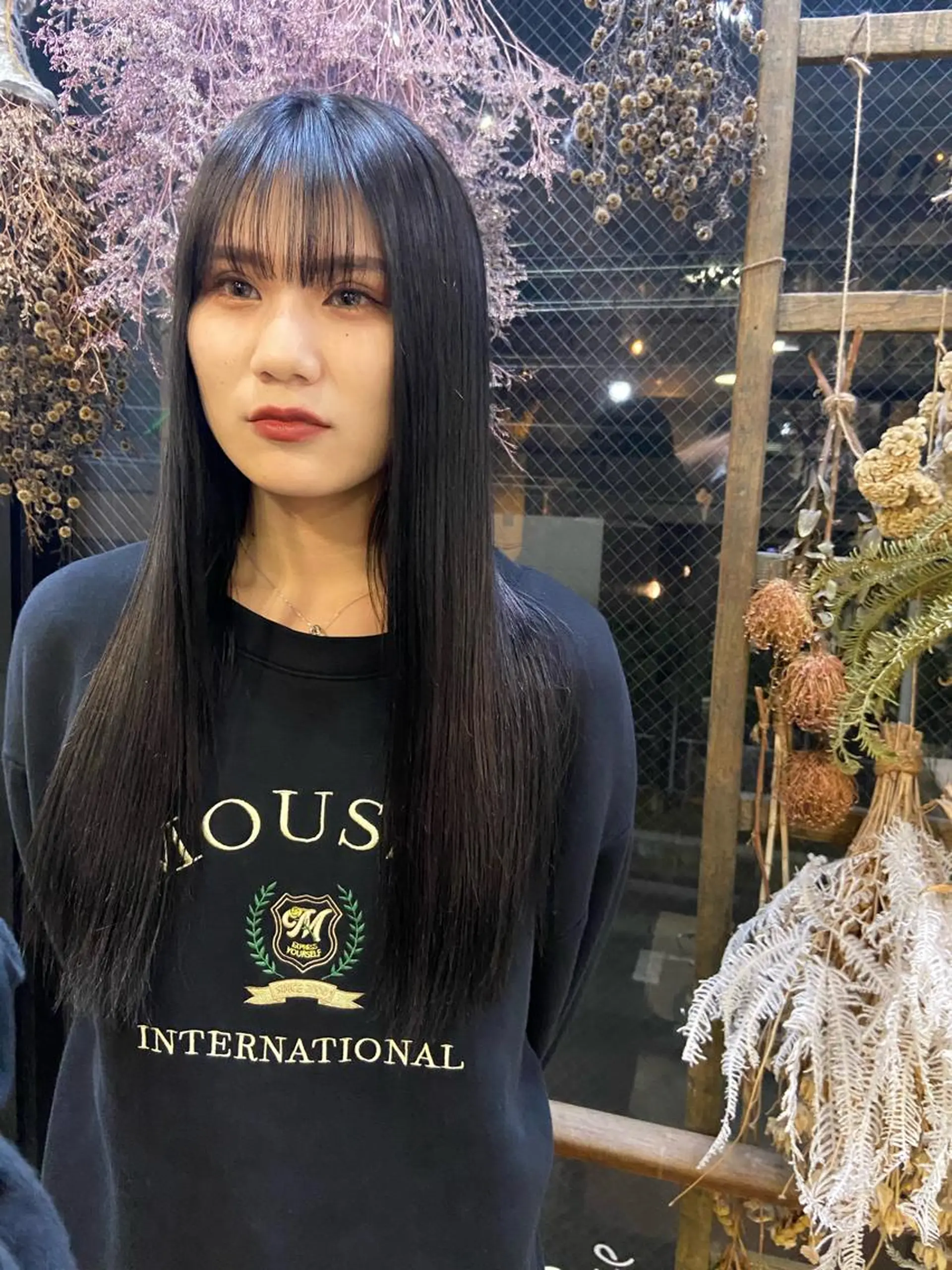 ミディアム カラー シールエクステ ハイトーンカラー エクステ カット ヘアカラー トリートメント エクステ Pia hair Design Yakuin所属・松尾太樹 【pia】福岡美容室のヘアスタイル