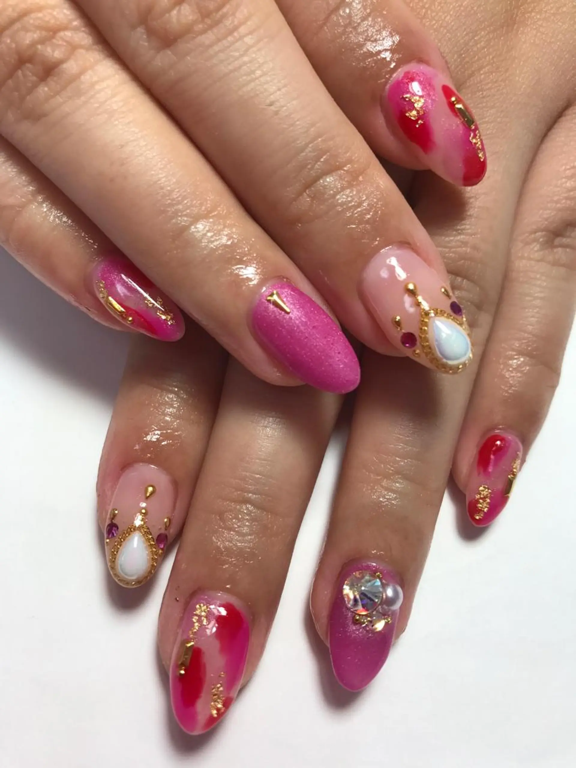 ネイル rukianail 新里のネイルデザイン