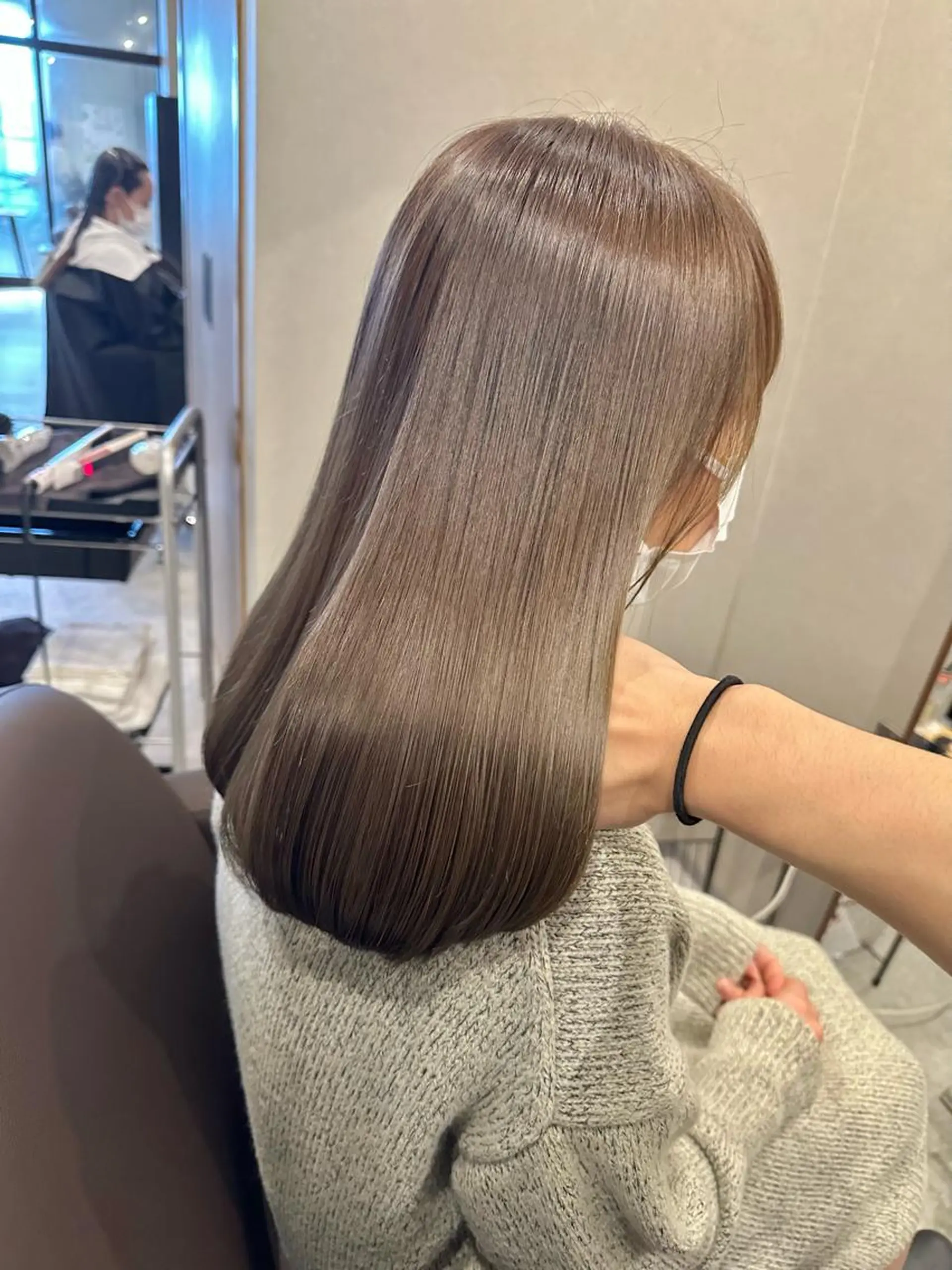 セミロング カラー 髪質改善 ヘアカラー トリートメント Forest. -髪質改善-のヘアスタイル