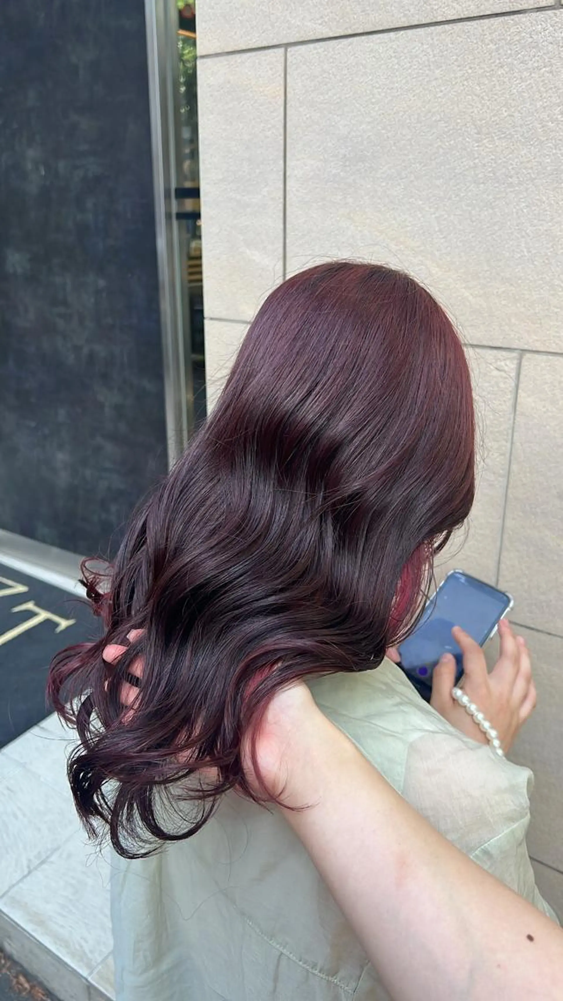 ミディアム 暖色ｶﾗｰ/ﾚｲﾔｰ ｶｯﾄ/Yunaのヘアスタイル