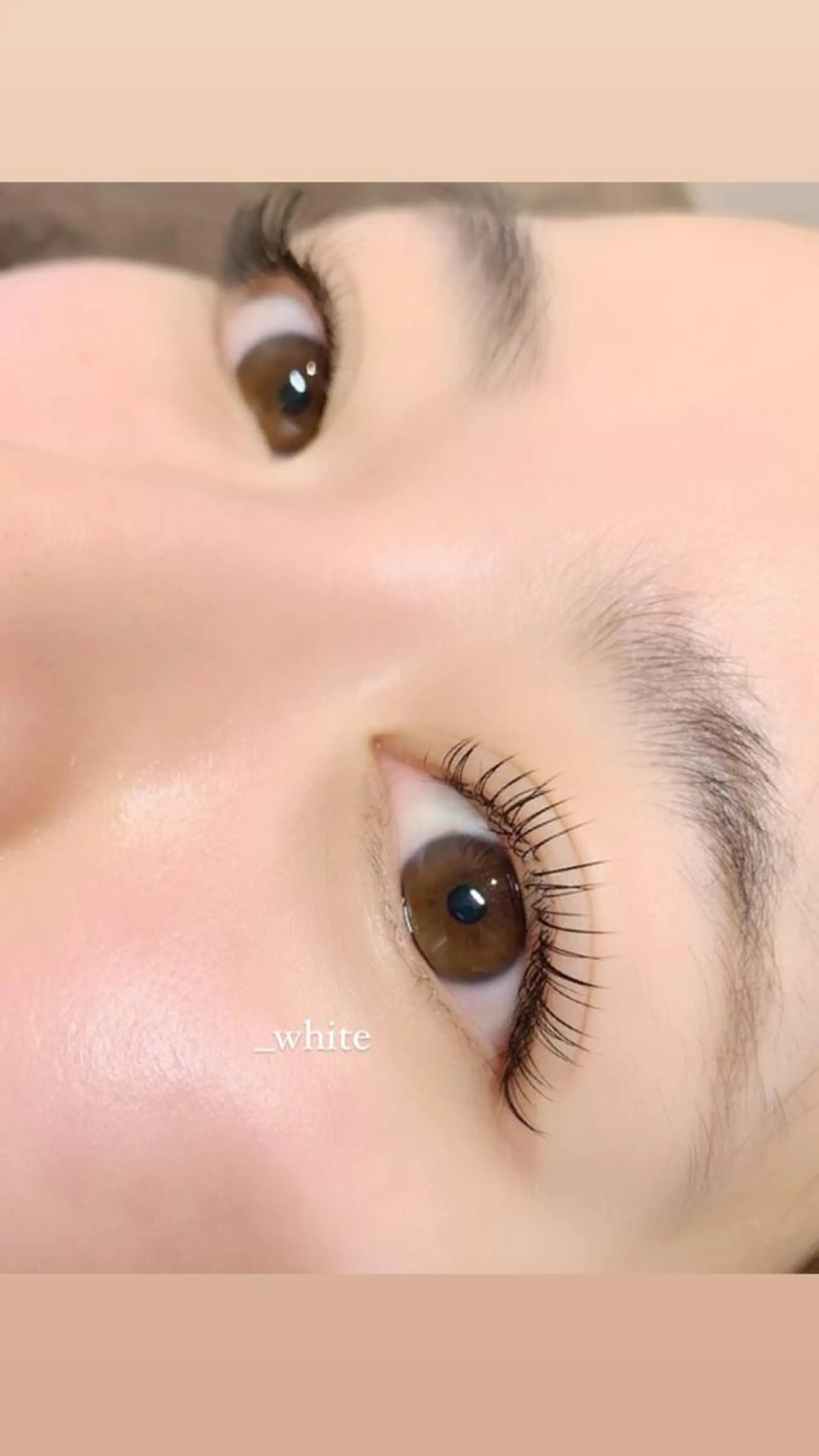 マツエク・マツパ ナチュラル _white 上本町のマツエク・マツパデザイン