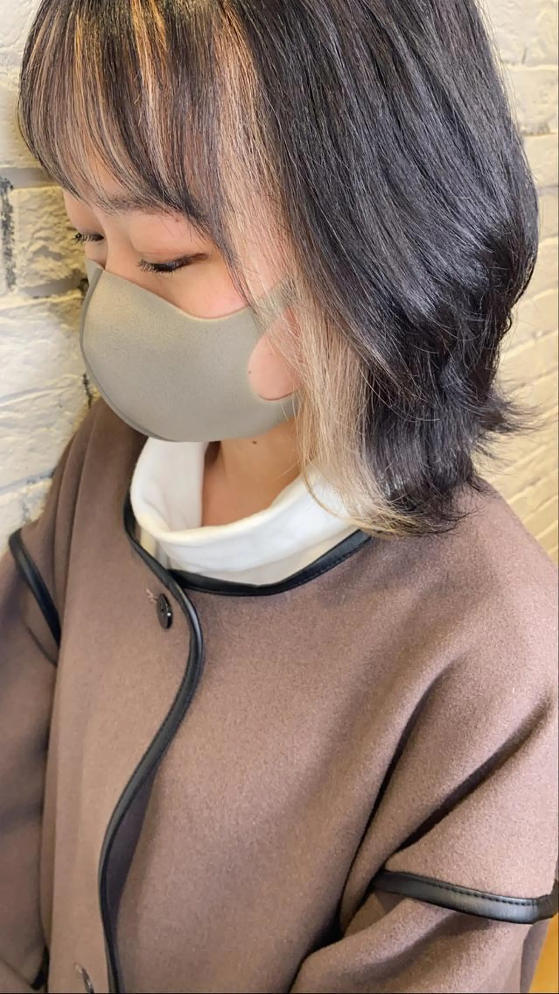 カラー 前田 輝のヘアスタイル