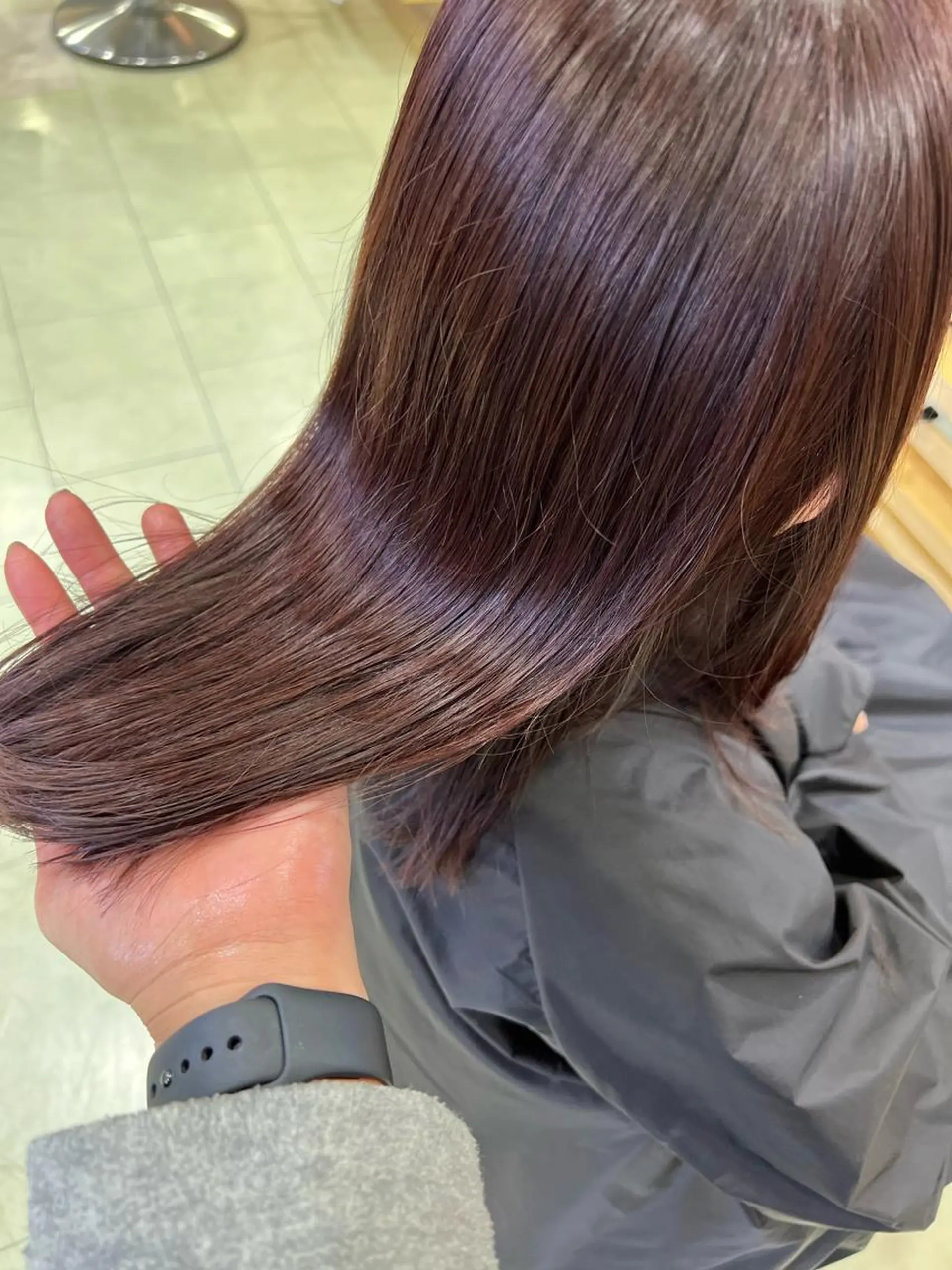 ショート カラー ヘアアレンジ ラベンダーカラー ピンクカラー ピンクラベンダー 髪質改善 トリートメント チャンモリパーマ/韓 国/Minami🦋のヘアスタイル