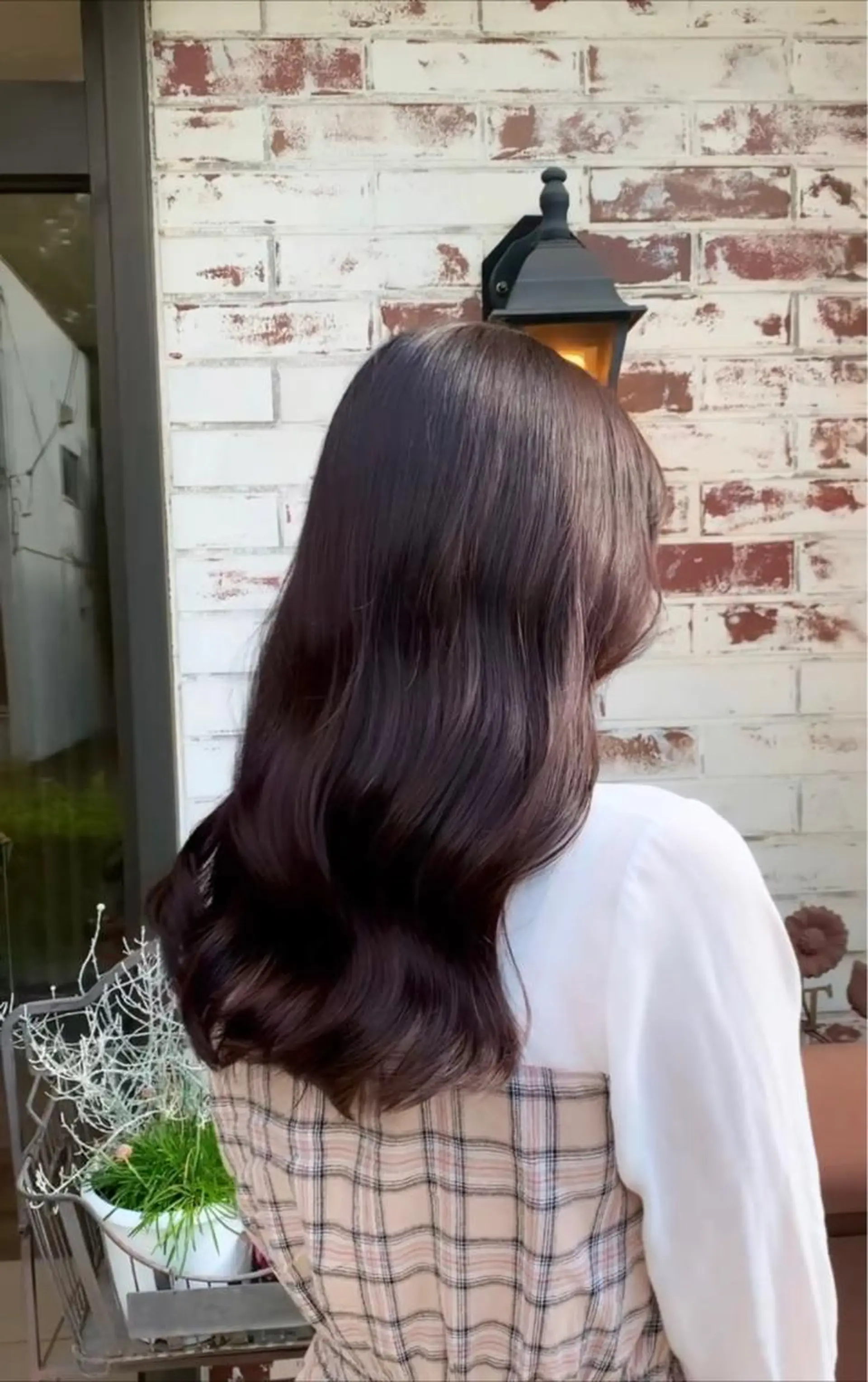 ロング カラー 透明感カラー 宮澤 由梨のヘアスタイル