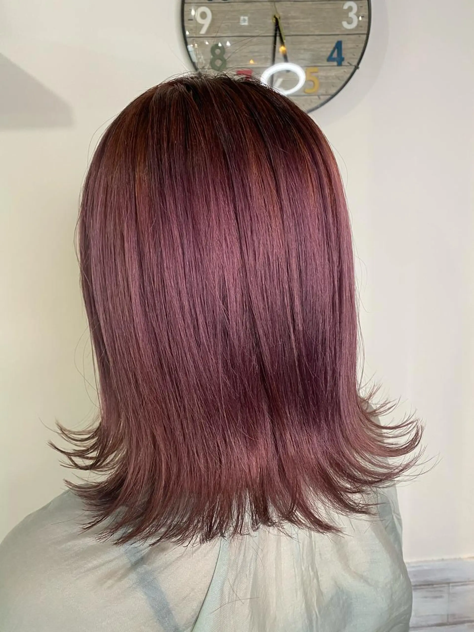 ショート カラー ヘアアレンジ ピンクカラー ローズカラー ヘアカラー トリートメント アイラッシュ/美容室 個室/瀬戸 一菜のヘアスタイル