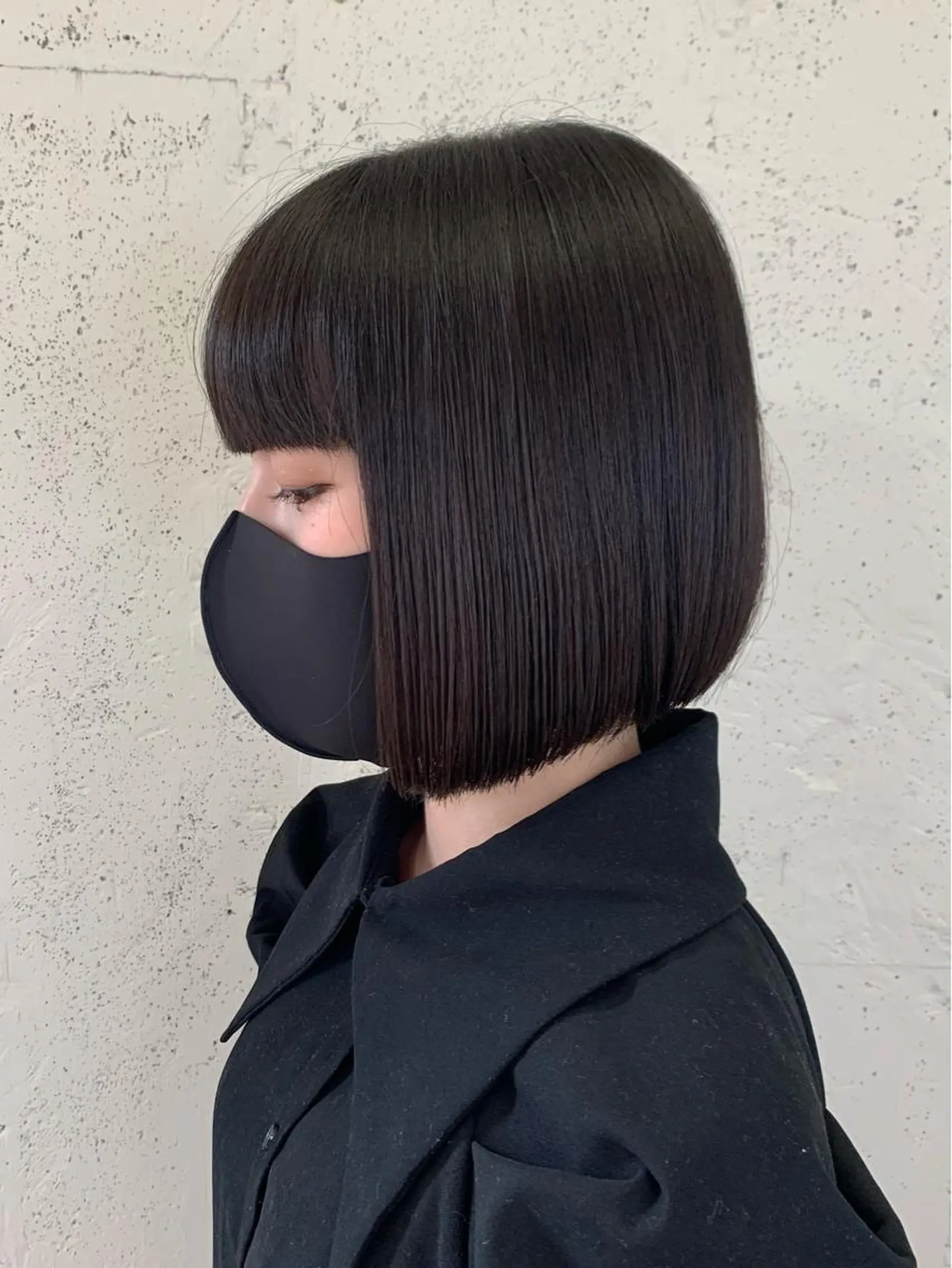 ショート カラー パーマ ヘアアレンジ メンズ キッズ ネイル マツエク・マツパ 前下がりボブ ボブ カット ボブ/レイヤー/ nanamiのヘアスタイル