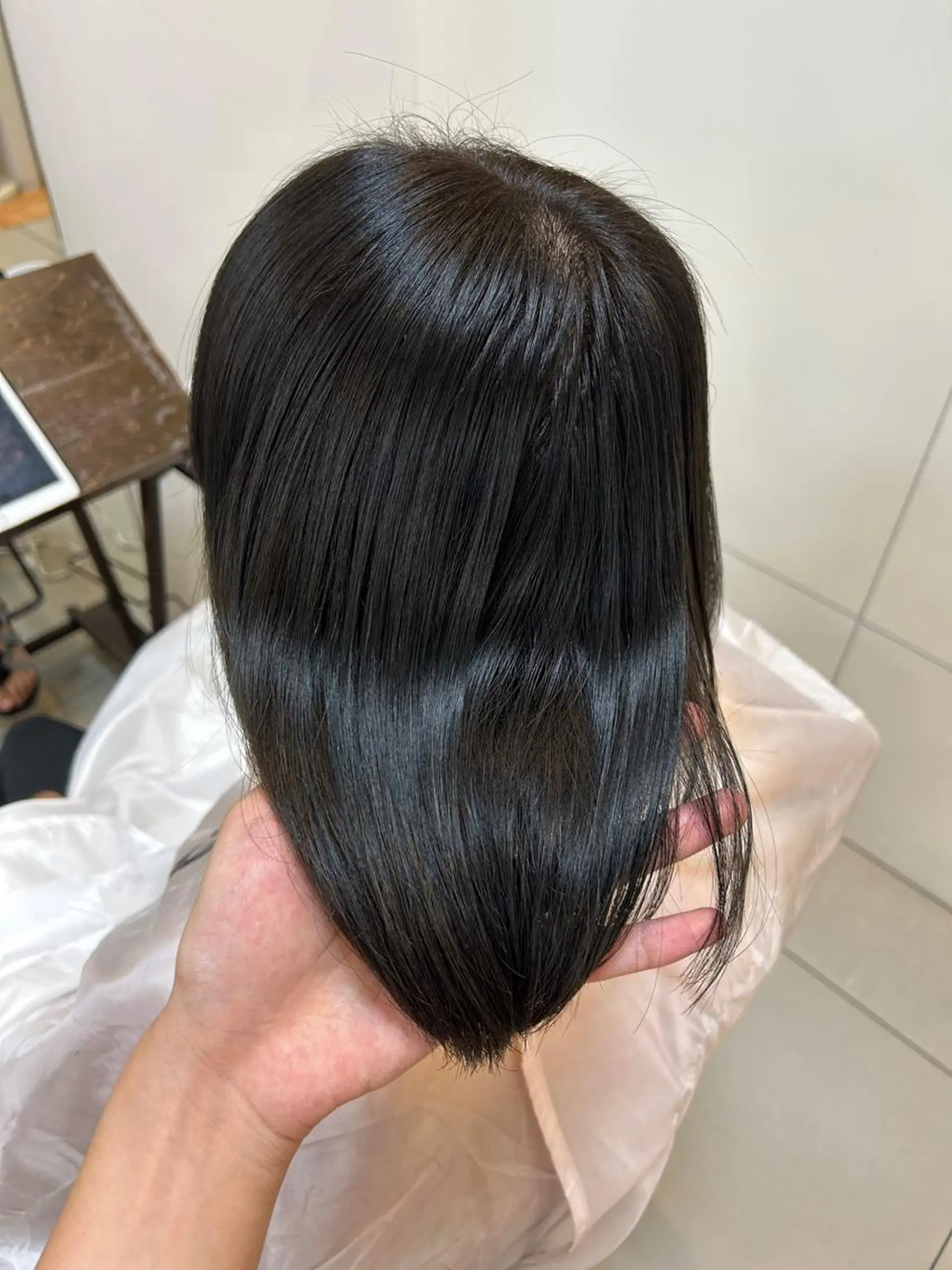 ミディアム トリートメント 阪田 真奈未のヘアスタイル