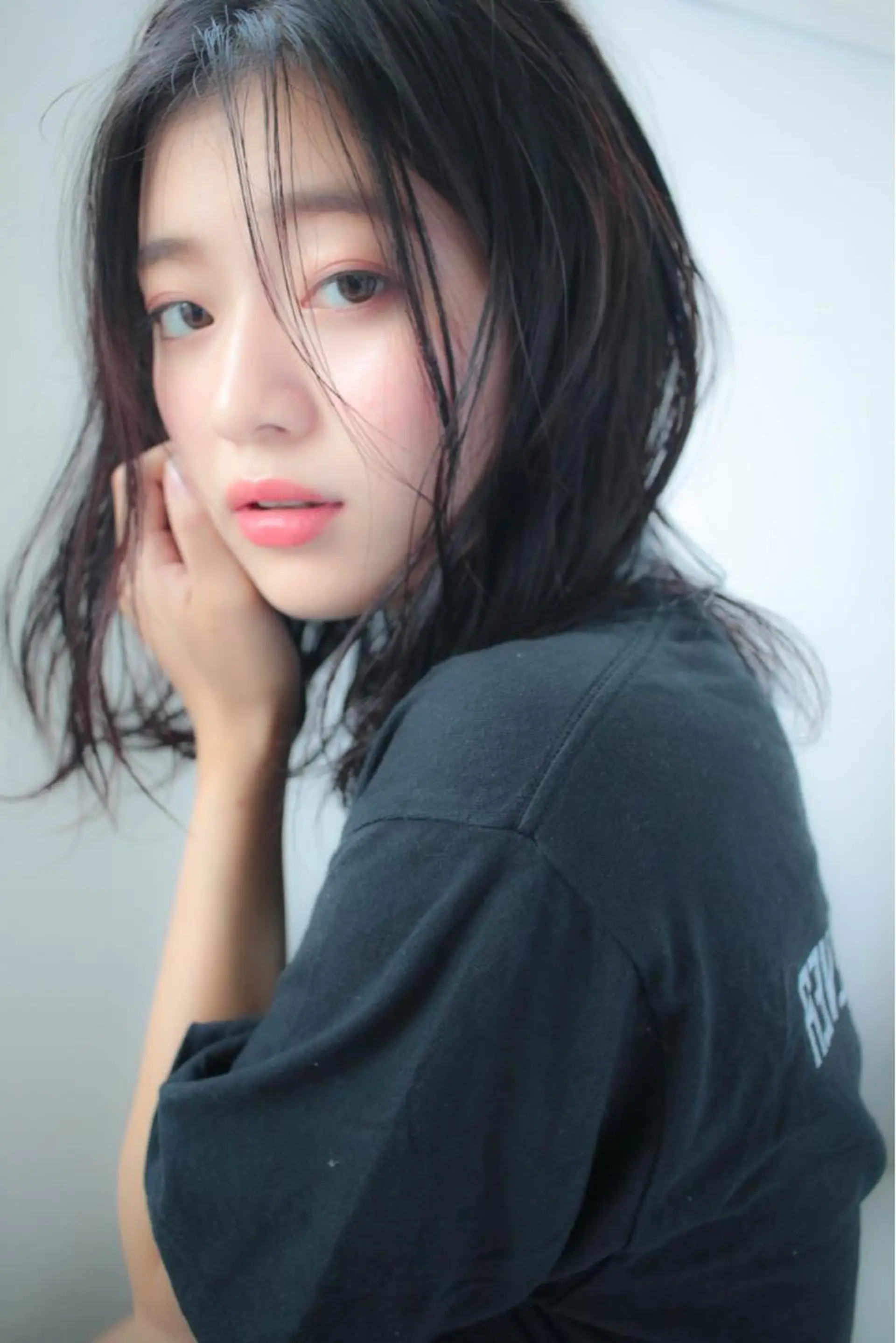 セミロング カラー 大人っぽ♡上品な暖色 ♡ブリーチなし♡のヘアスタイル