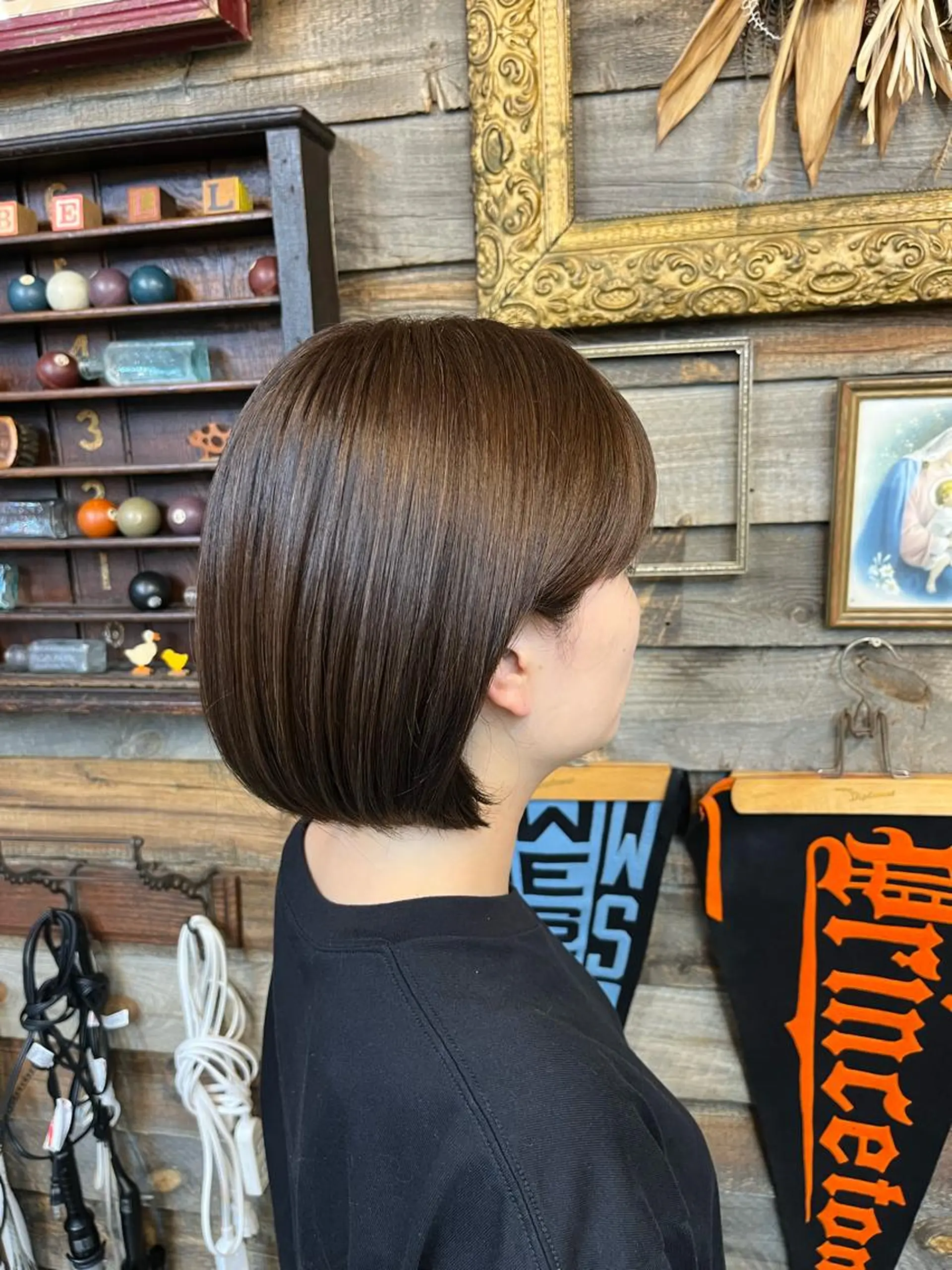 ショート カラー ヘアカラー ヘッドスパ 川崎 かなでのヘアスタイル