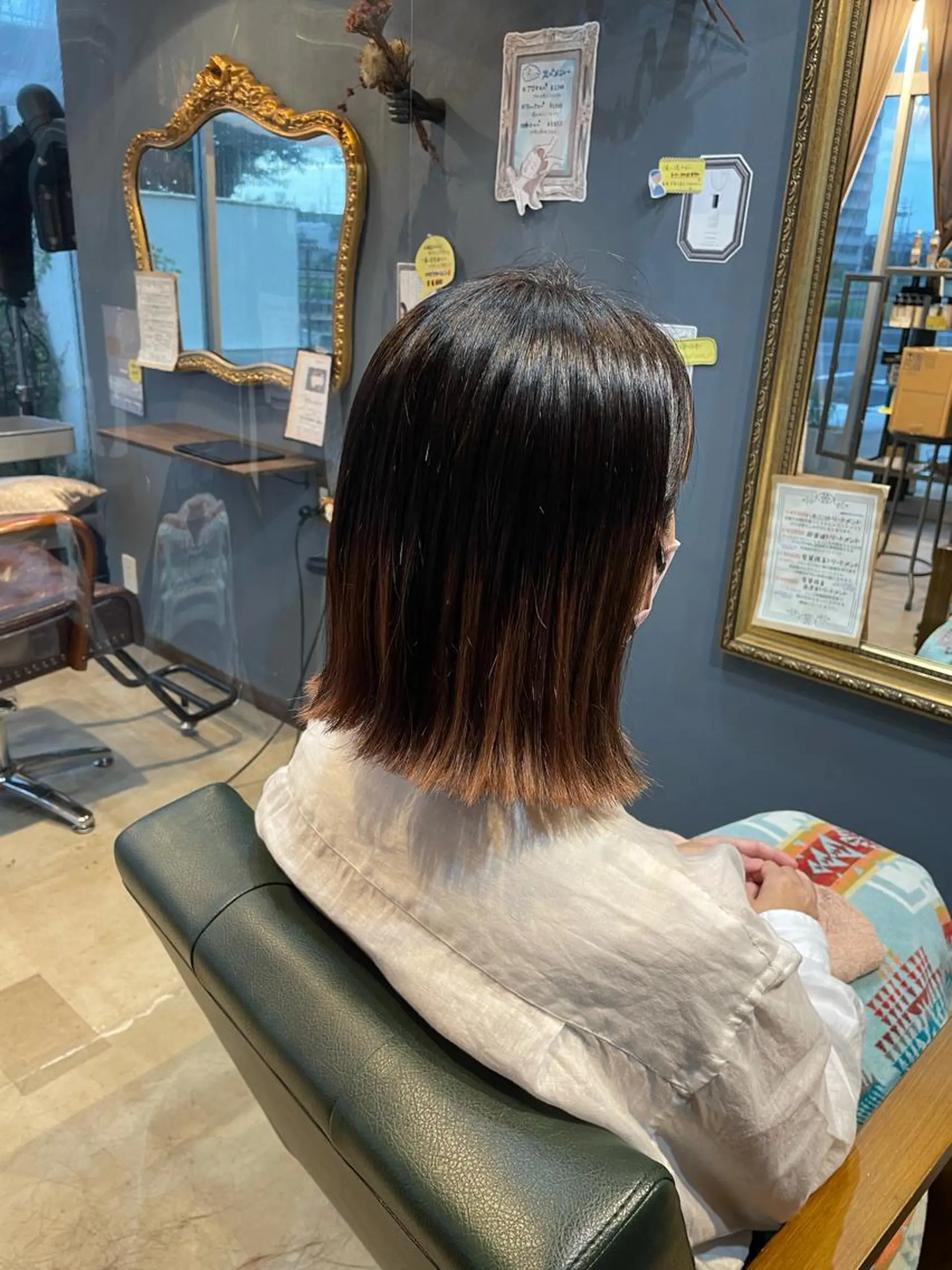 ミディアム hair make echo滿木あい花のヘアスタイル