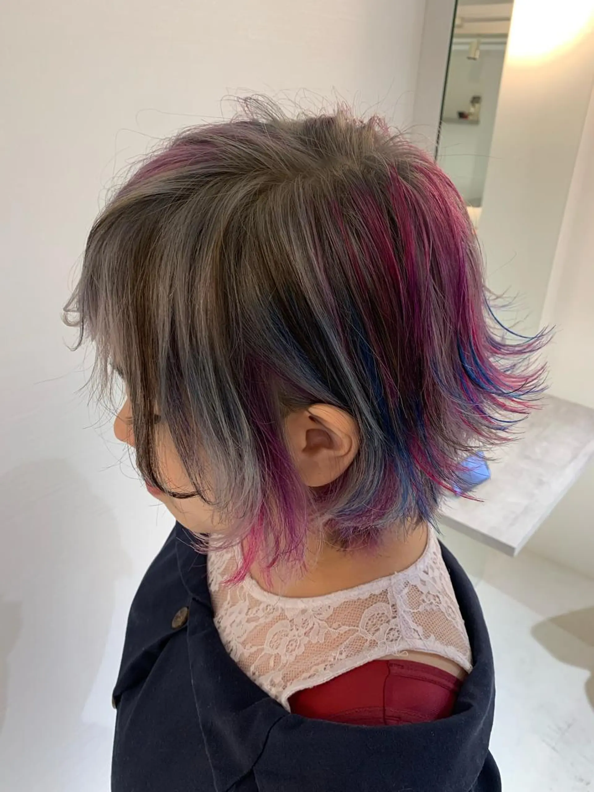 ショート カラー ヘアアレンジ ユニコーンカラー ショートヘア カット ✨髪のソムリエ✨ 岩川和生のヘアスタイル