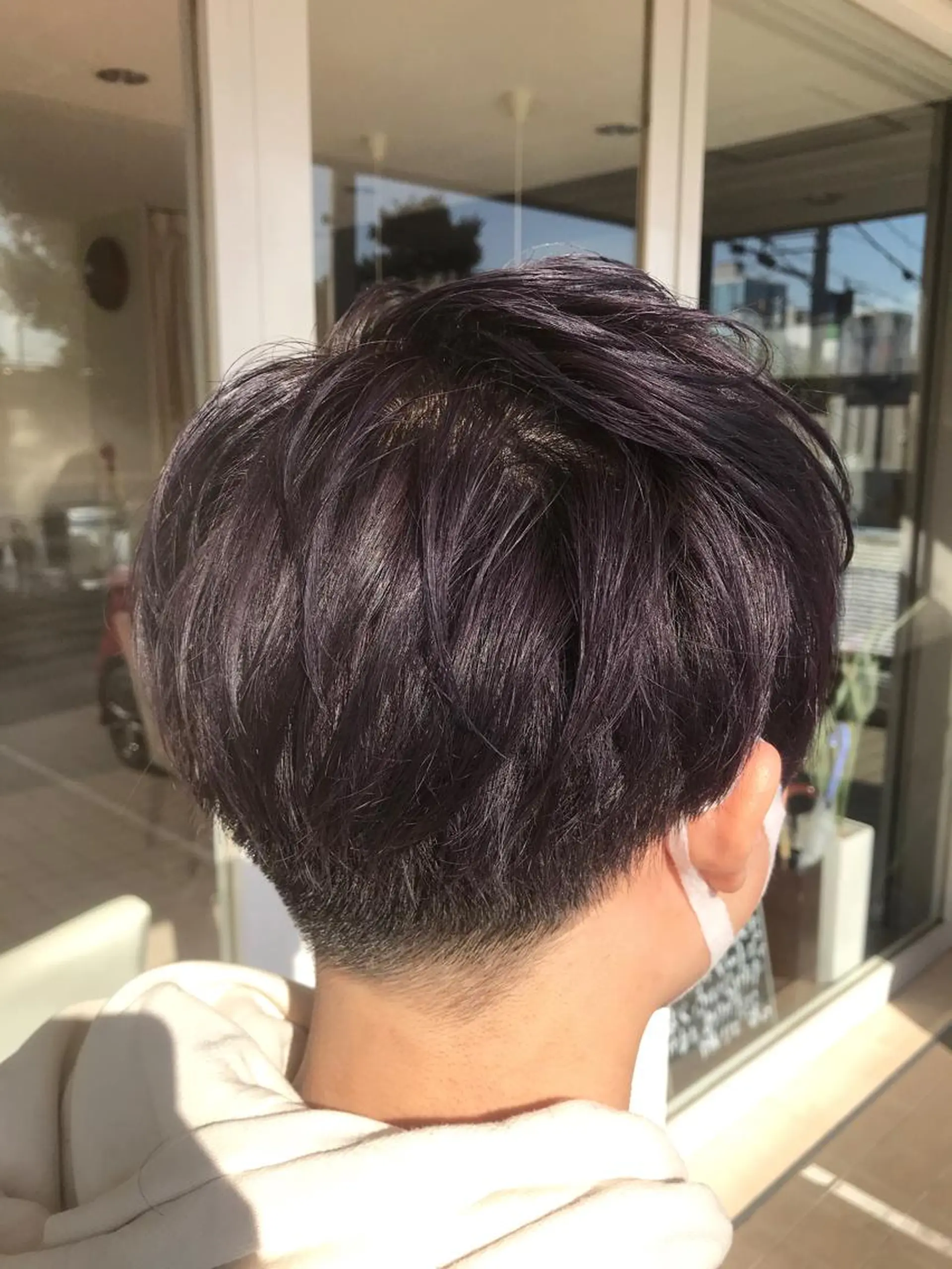 カラー メンズ メンズブリーチ ブリーチ ラベンダーカラー ラベンダーグレー ヘアカラー トリートメント 武田 清久のヘアスタイル