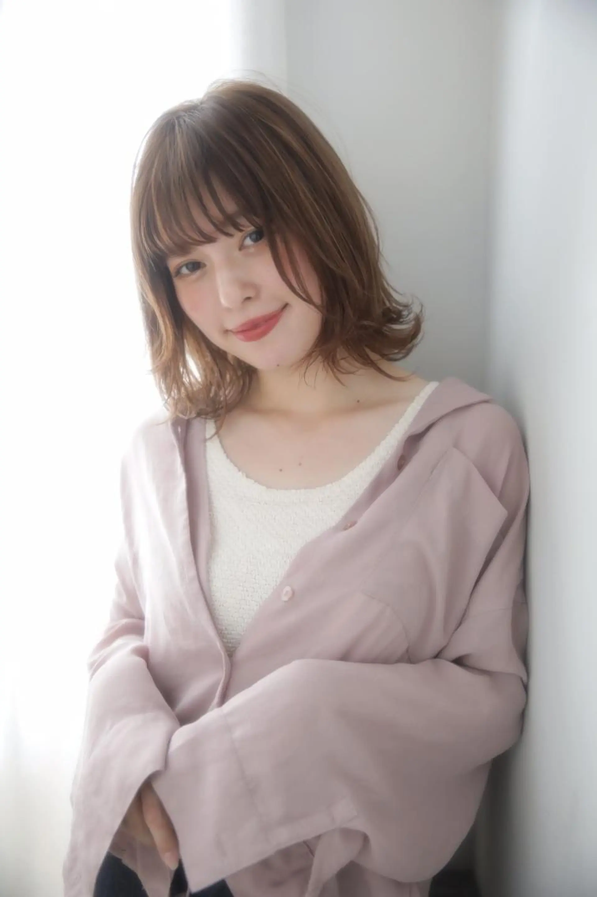ミディアム カラー レイヤーカット✂️ 横浜No1♡下鳥翔子のヘアスタイル