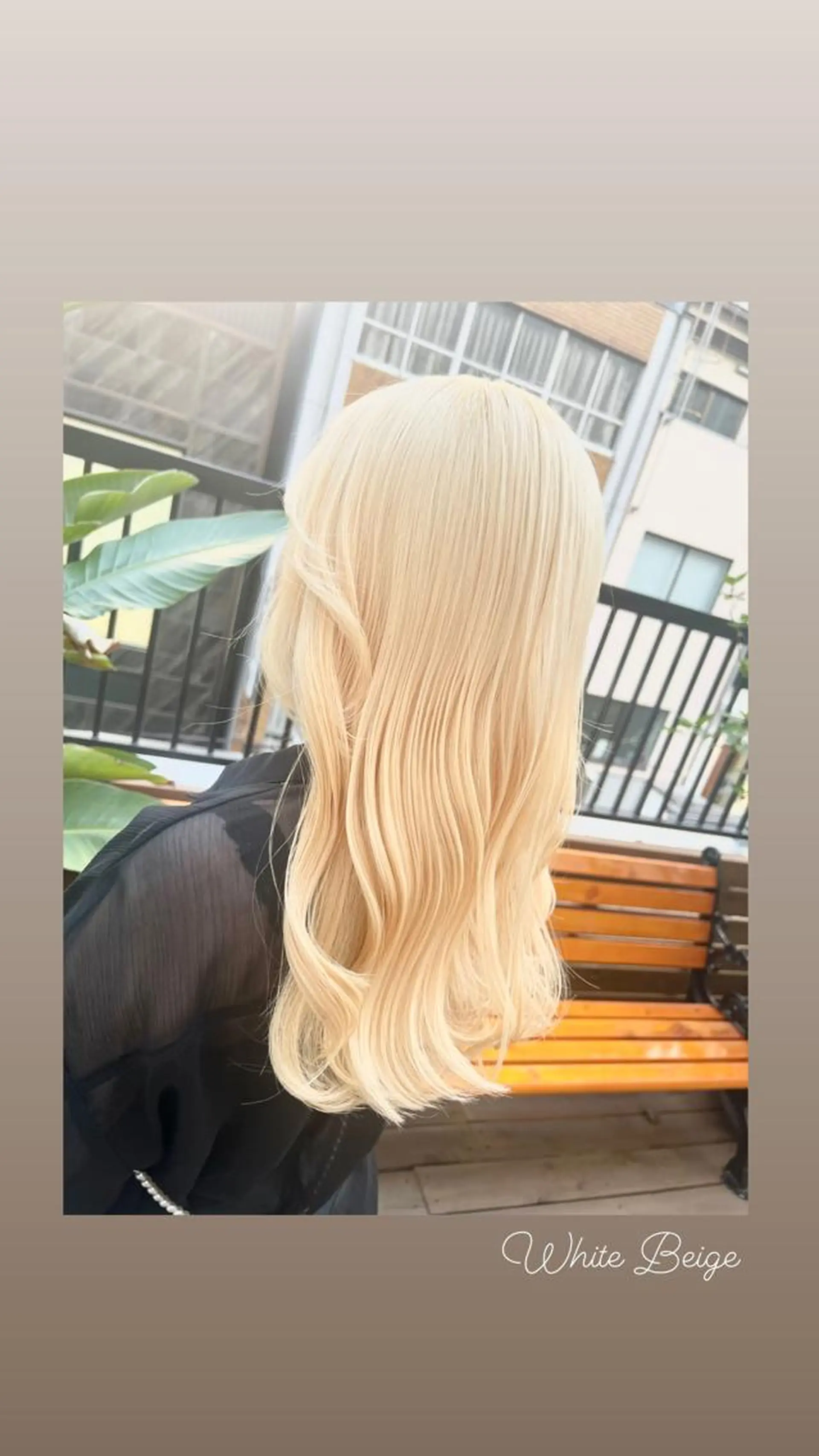 ロング カラー ブリーチ 抜きっぱなしブロンド カット ヘアカラー ハイライト/インナー /ブリーチ/レイヤーのヘアスタイル