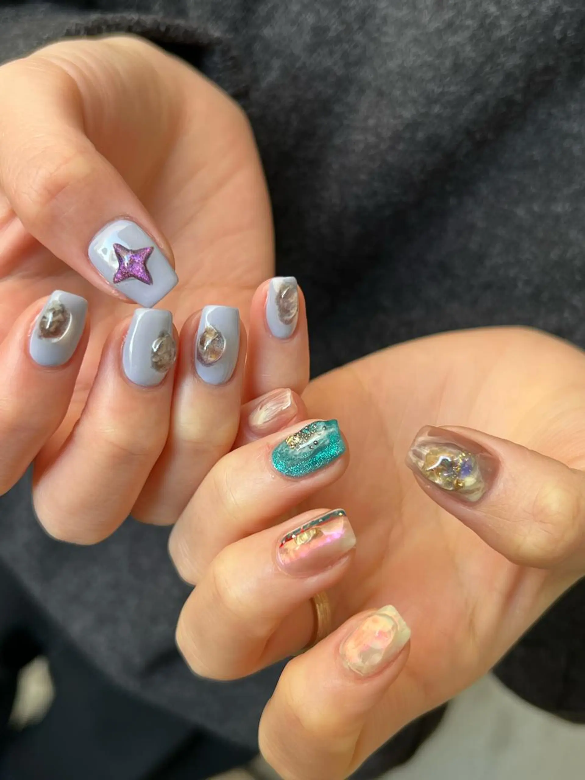 ネイル 持ち込み ニュアンスネイル ハンドネイル ハンドケア Charme. NOBUKOのネイルデザイン