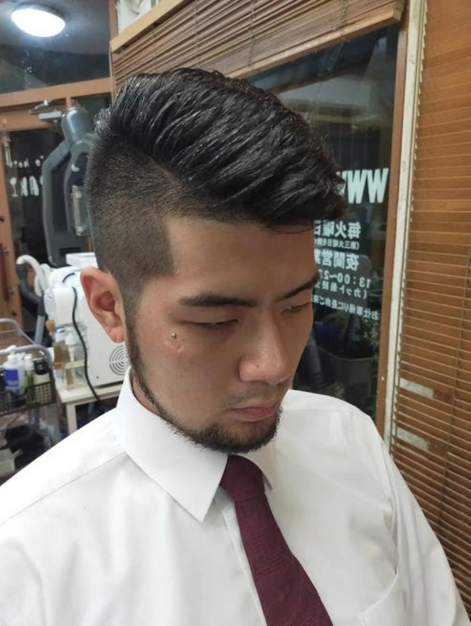 ショート パーマ 男を磨く Barber オオキのヘアスタイル
