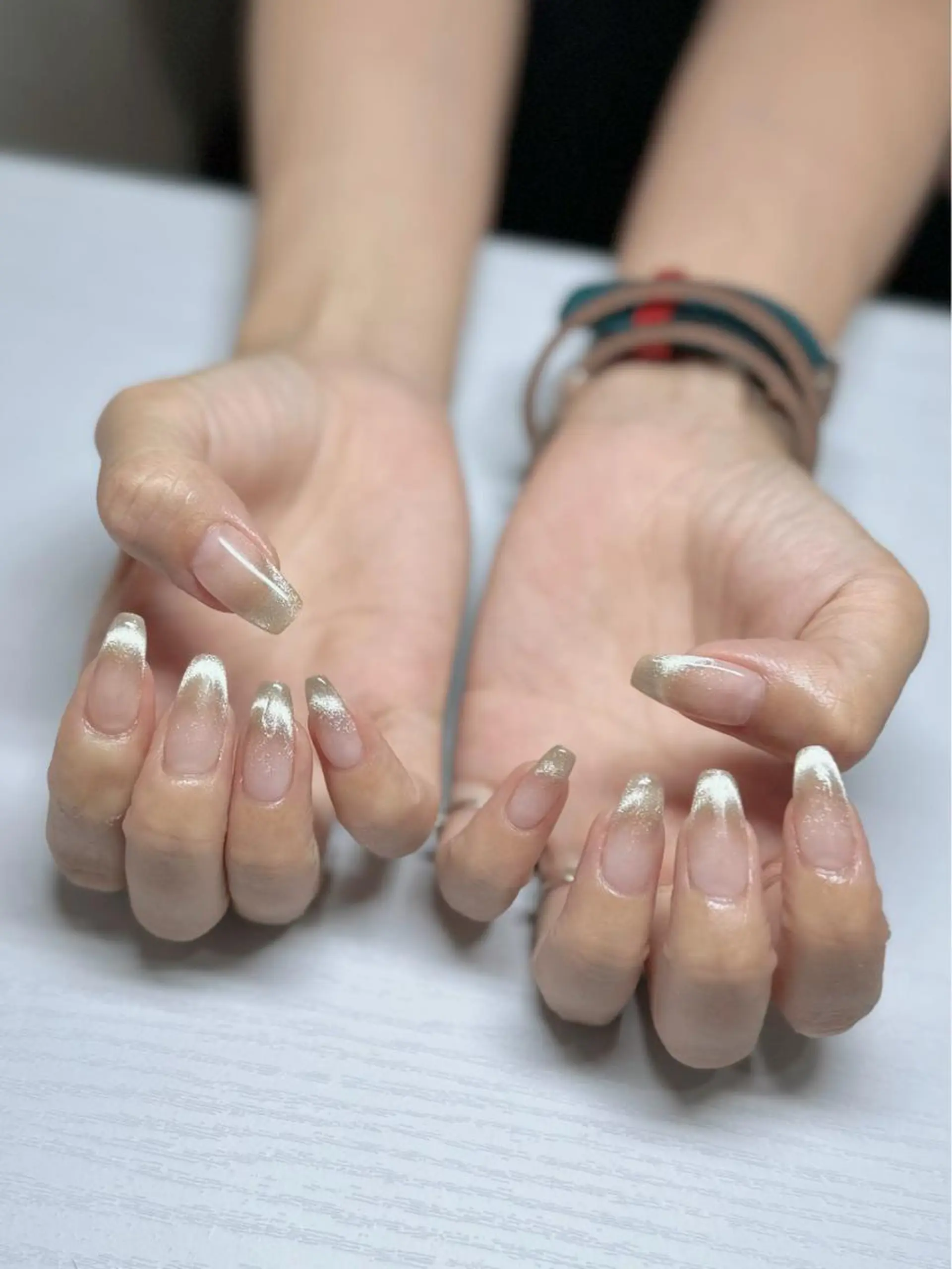 ネイル グラデーション マグネットネイル ｎｙａｓｕ ｎａｉｌのネイルデザイン