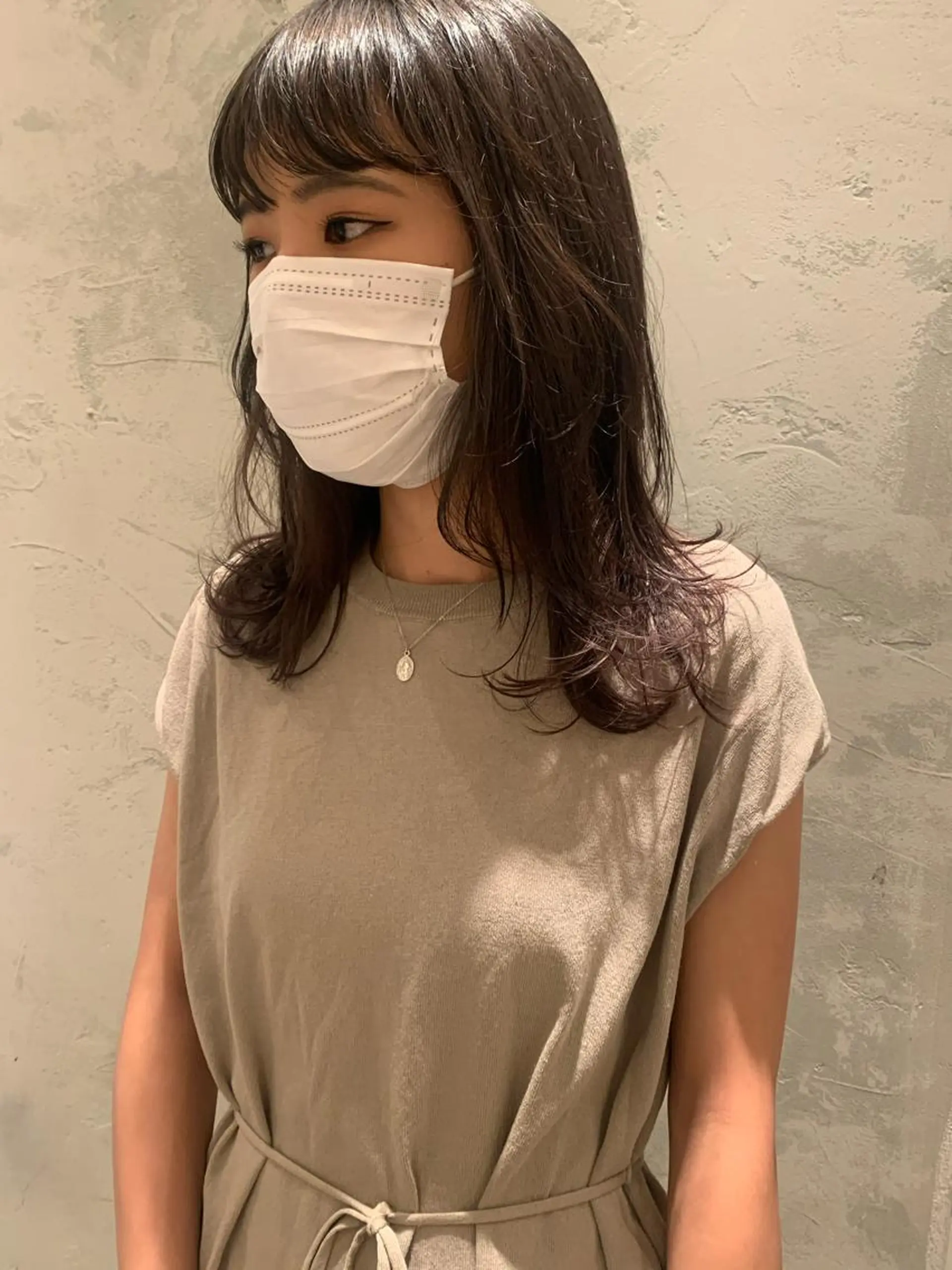 カラー SAKINO. ベージュカラーのヘアスタイル