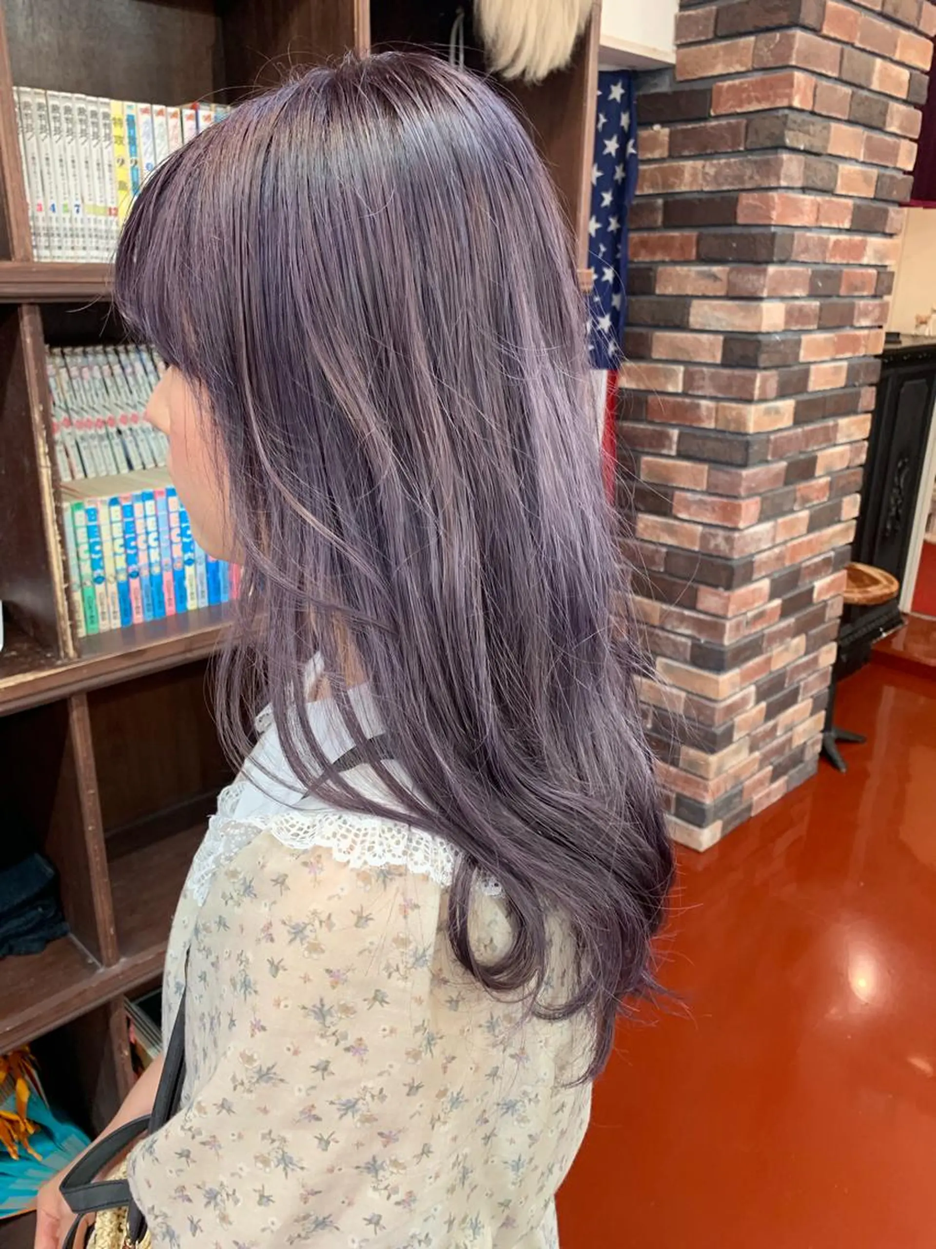 ロング カラー ピンクベージュ/新潟 万代/高橋桃葉🍑のヘアスタイル