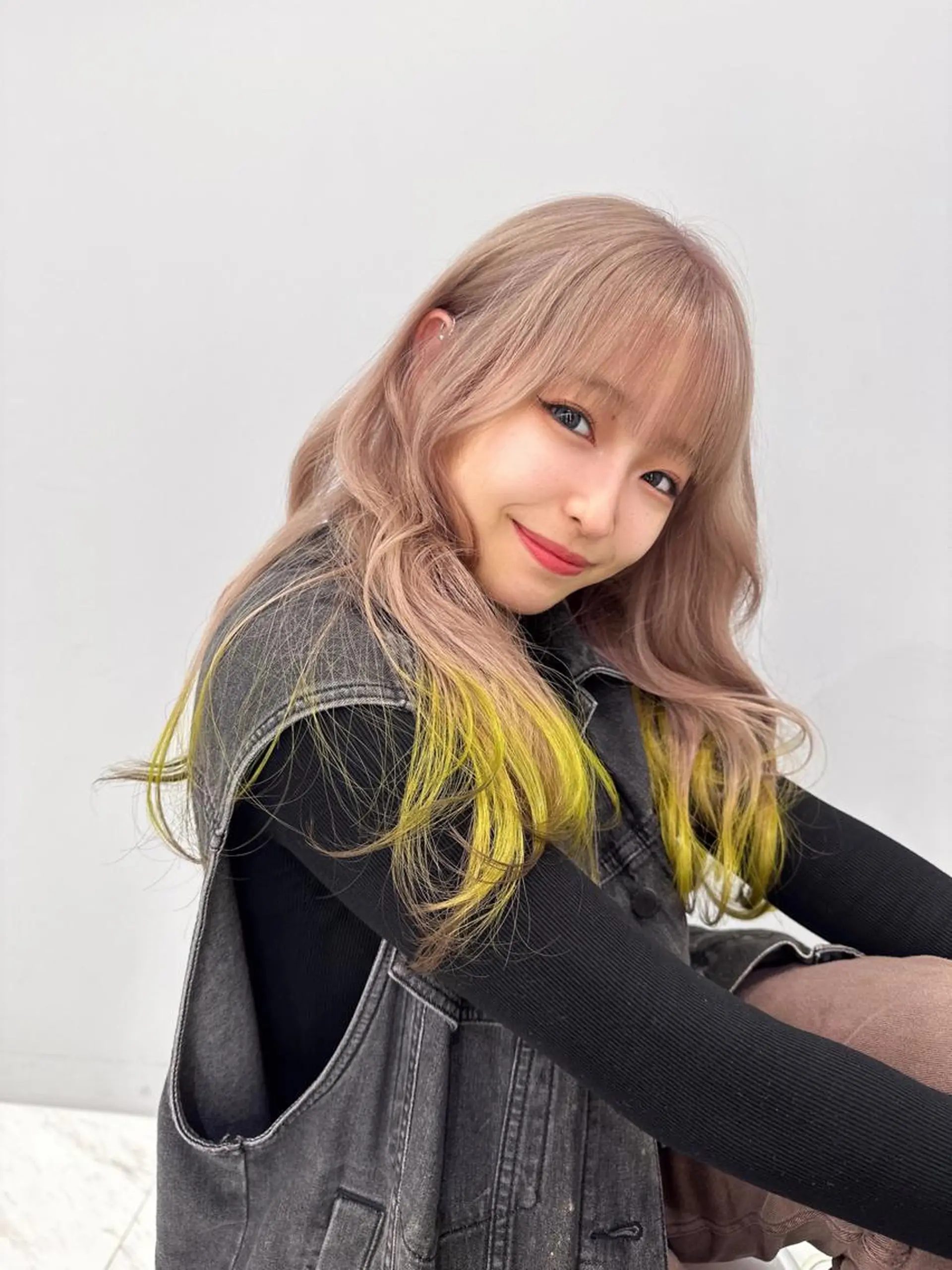 ロング カラー カット ヘアカラー トリートメント 新宿店長 🦄ブリーチYUGOのヘアスタイル