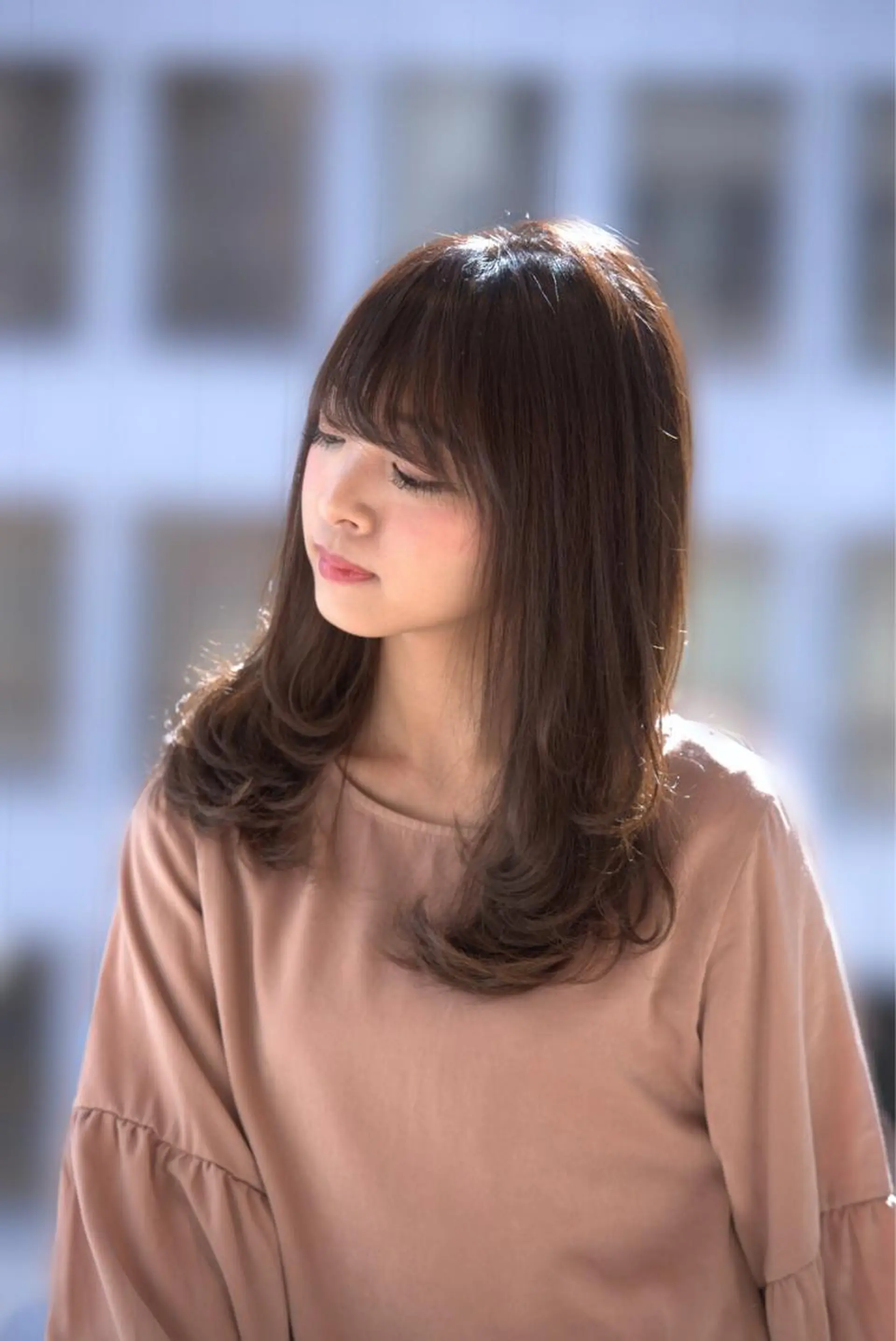 ミディアム カラー パーマ 髪質改善/艶髪 永山のヘアスタイル