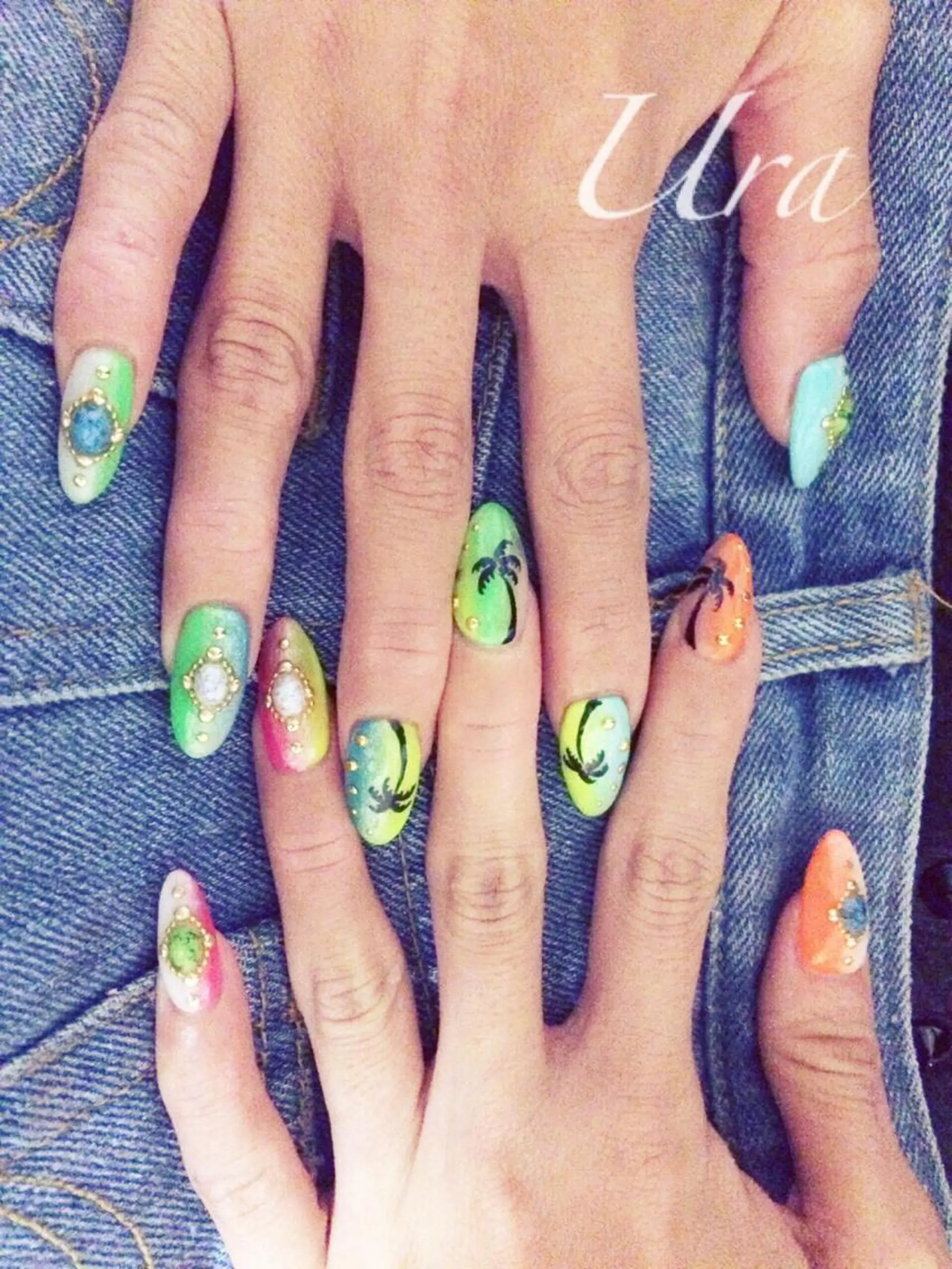 ネイル 夏ネイル UrakoNail 《nail》のネイルデザイン