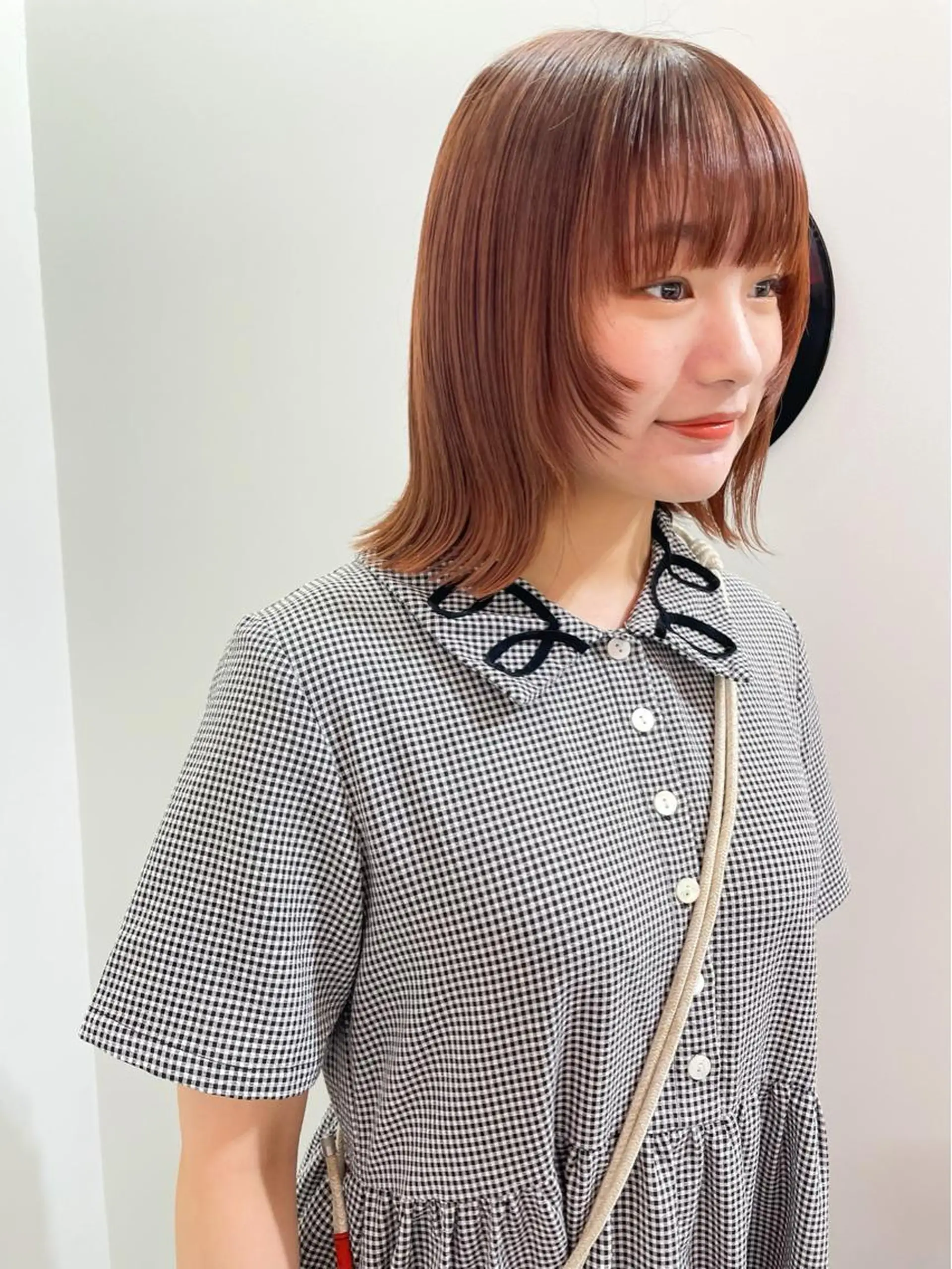 ミディアム カラー パーマ 💖美髪矯正💖 辻未侑のヘアスタイル