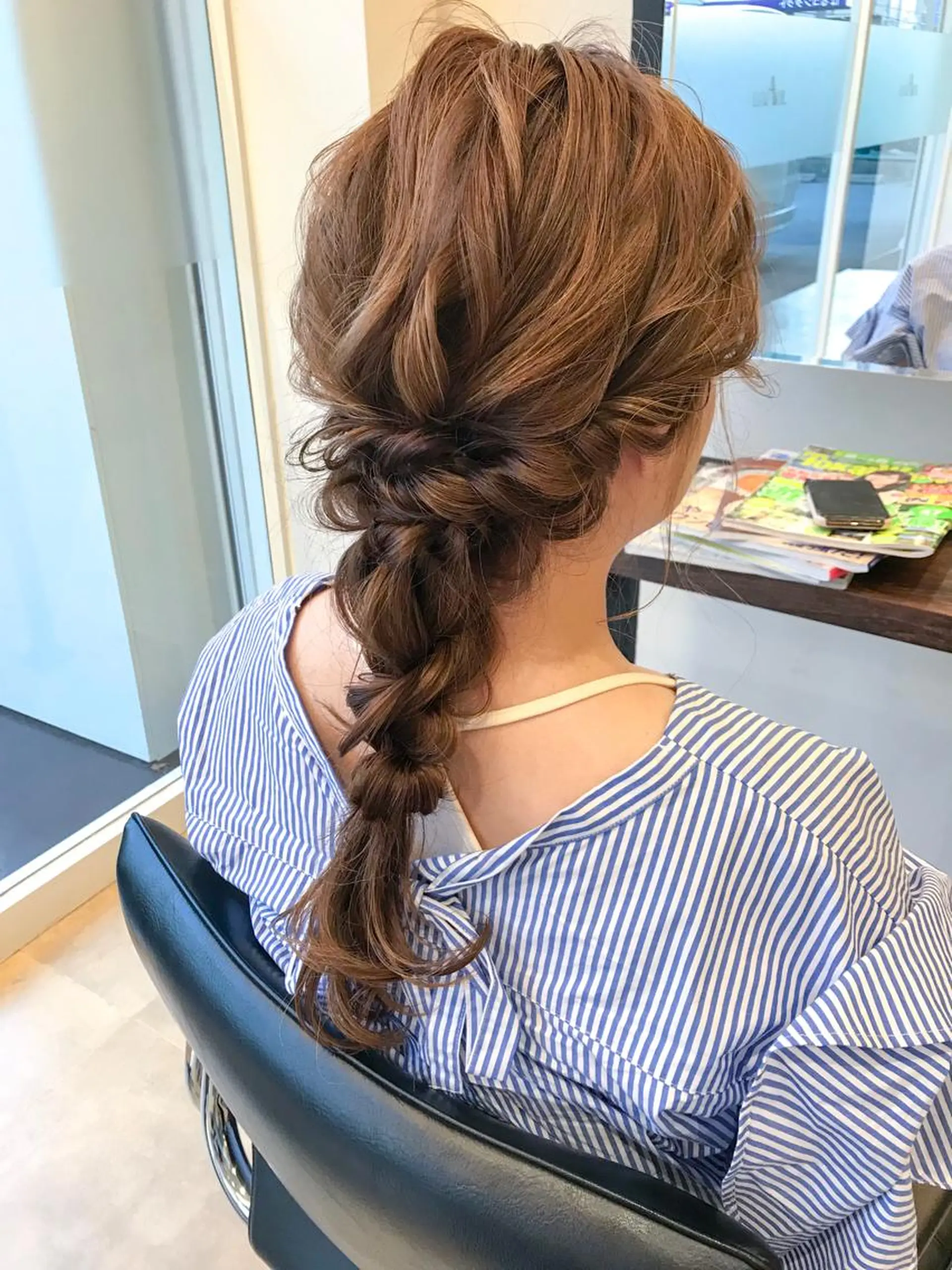 ロング カラー ヘアアレンジ 伊藤 裕貴のヘアスタイル