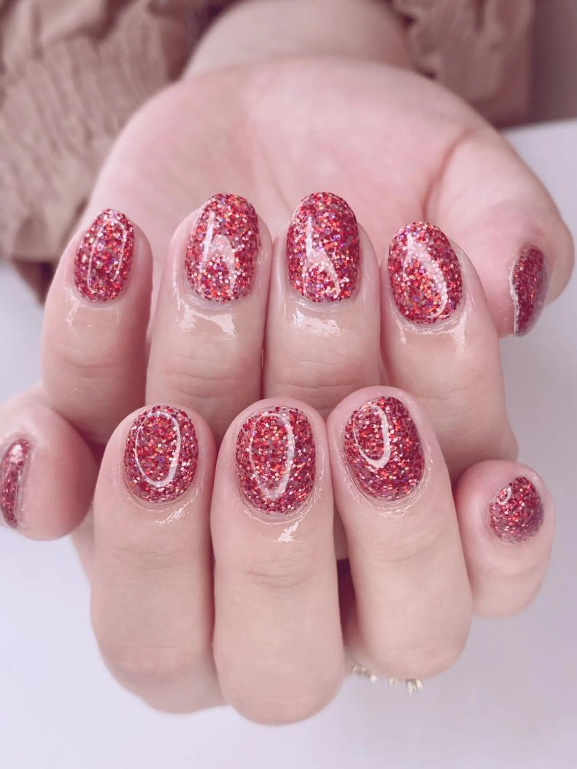 ネイル アートネイル オーロラネイル 桜ネイル クリアネイル ドット Ｎail Ｓalon ertiのネイルデザイン