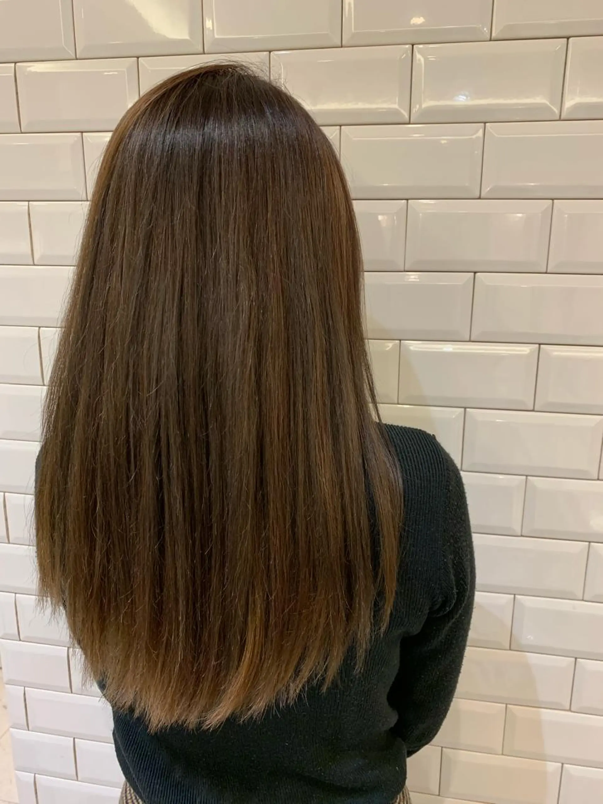 ロング カラー 粟田 めぐみのヘアスタイル