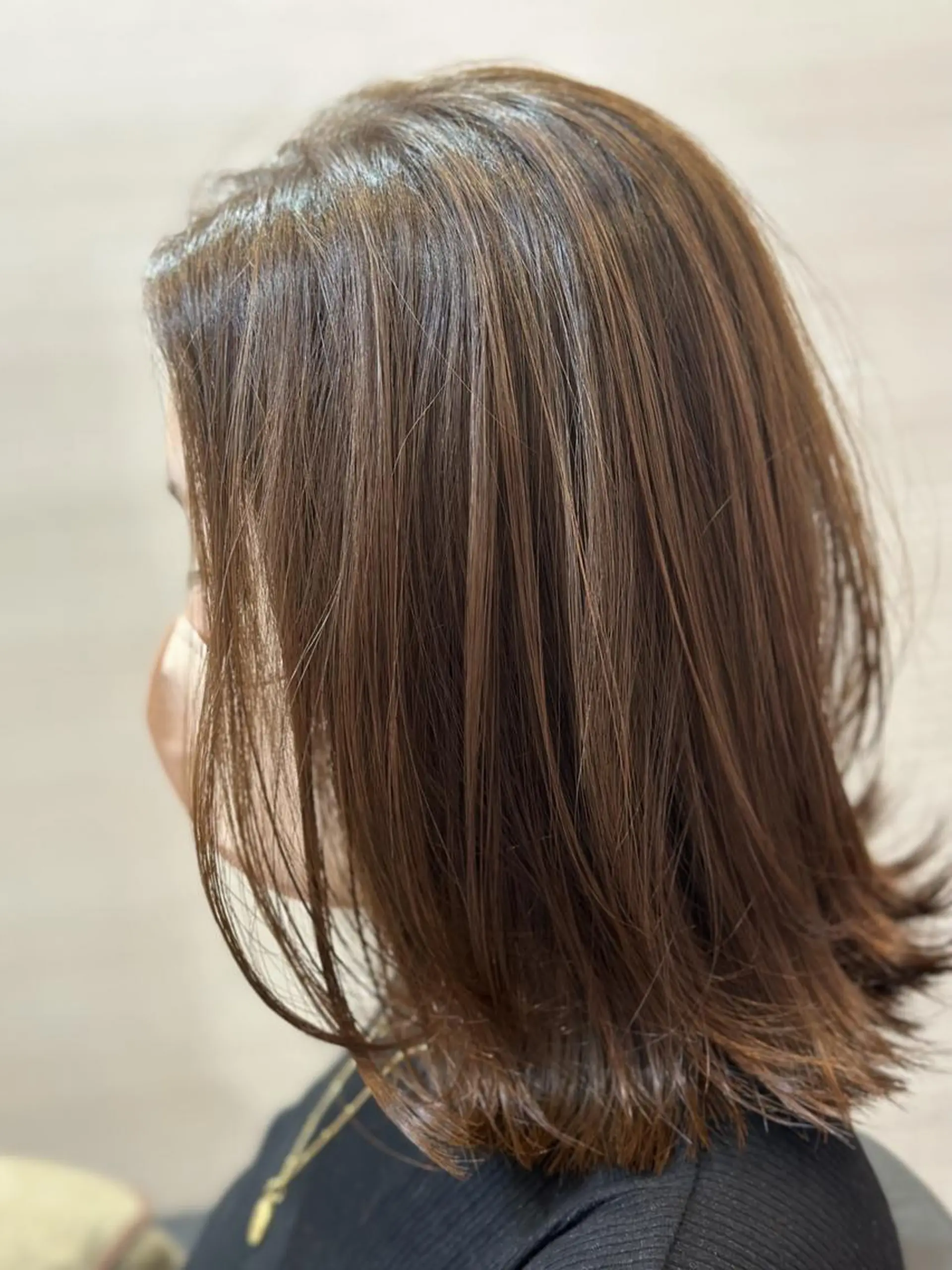 カラー ミディアム 個室型美容室san 都賀店のヘアスタイル