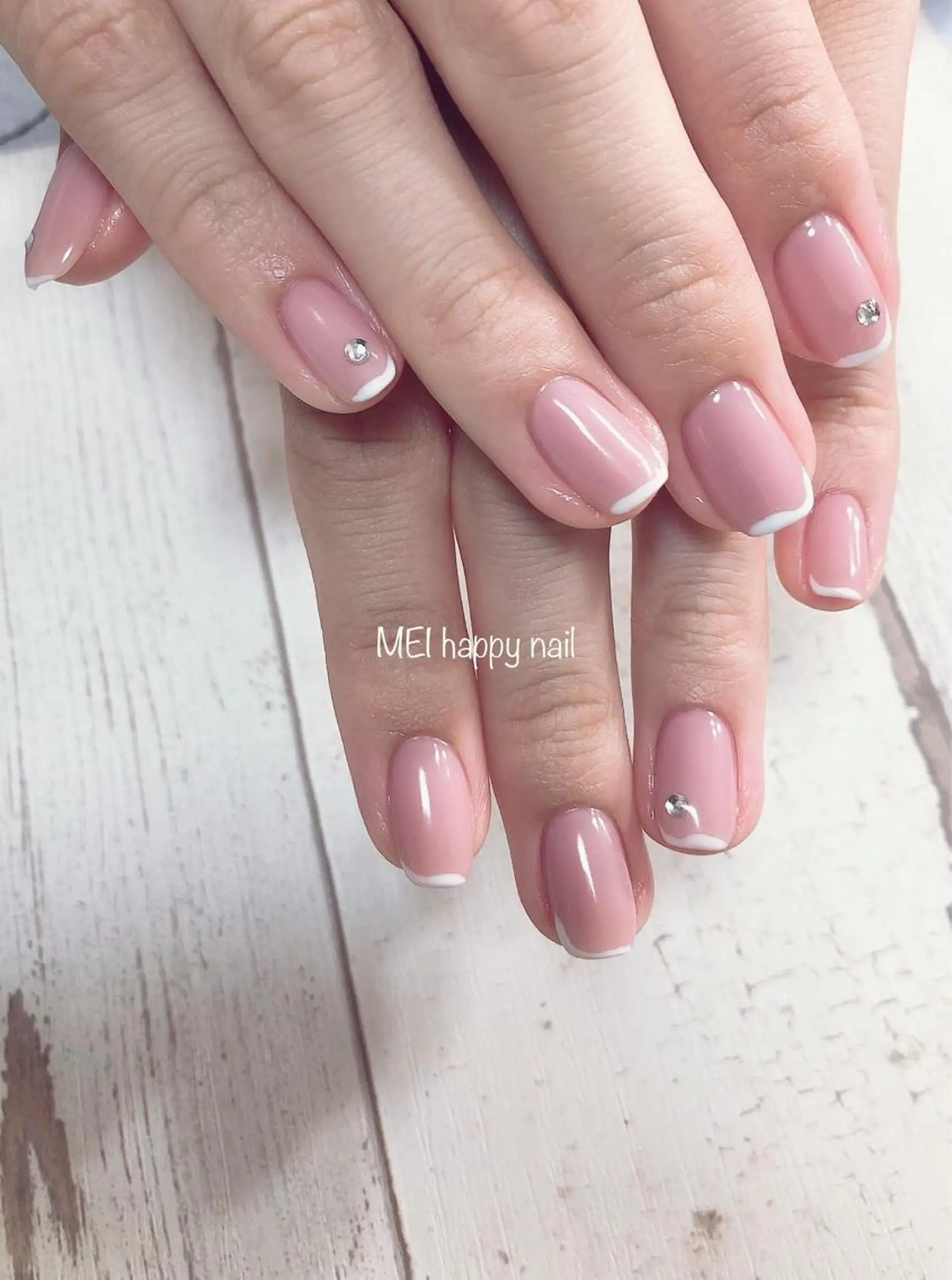 ネイル オーロラネイル ジェルネイル ミラーネイル ニュアンスネイル パラジェル 北浦和 自爪育成ケアのネイルデザイン