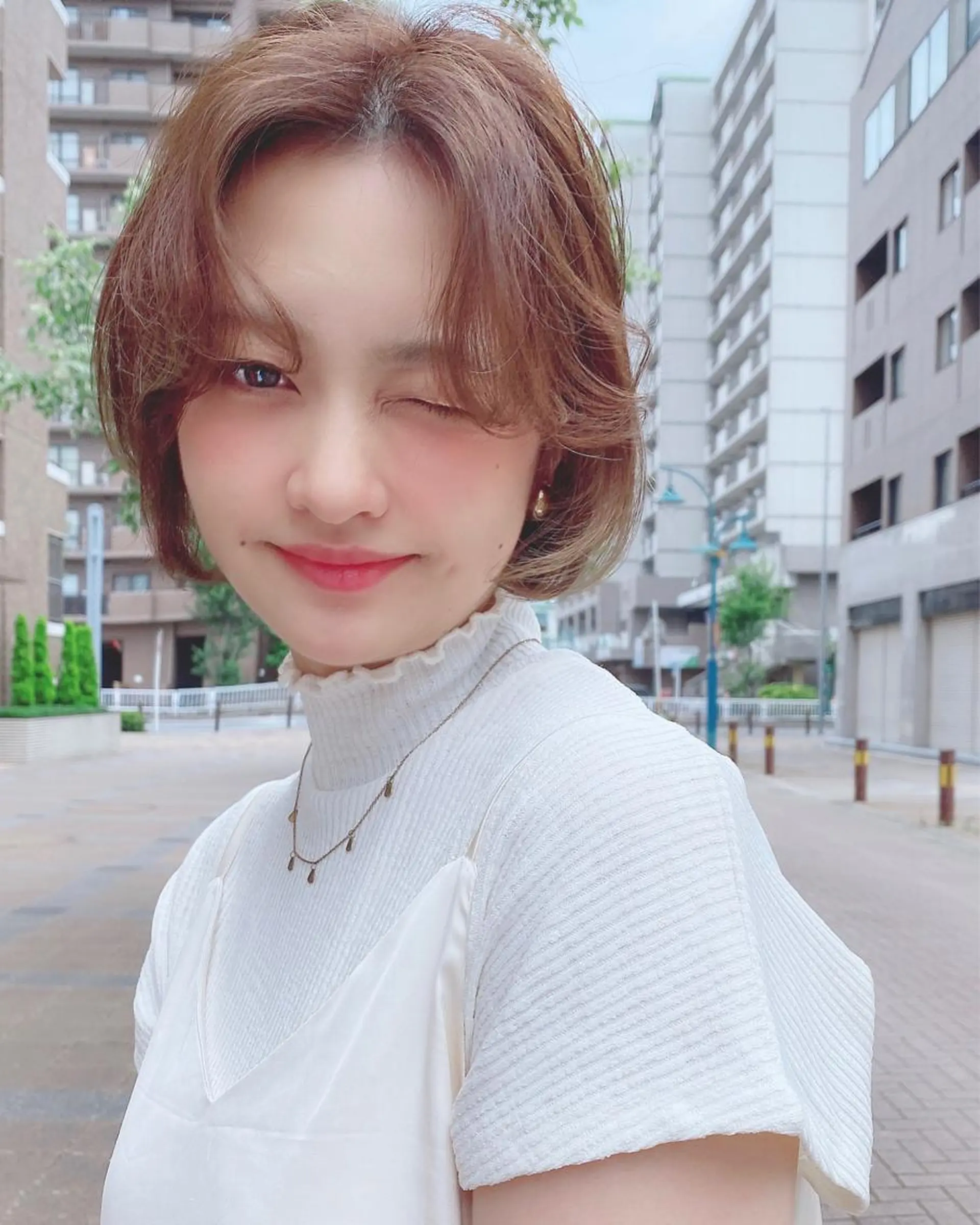 ショート カラー 山口 一馬のヘアスタイル