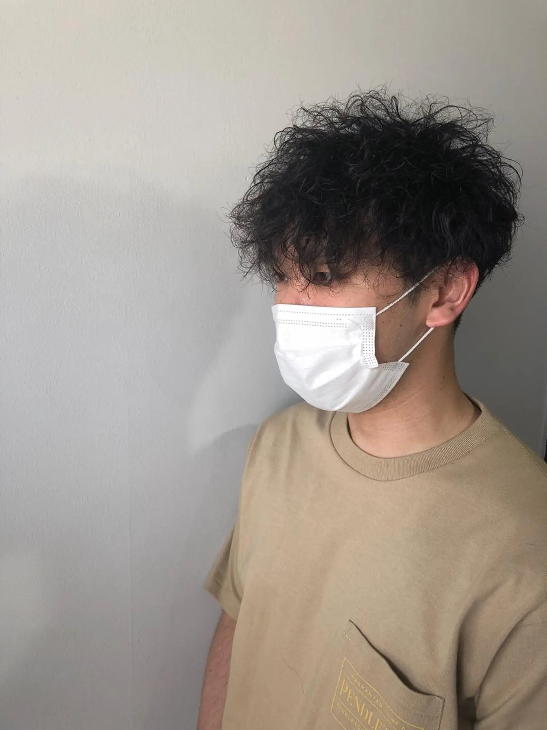 メンズ カット パーマ 森本裕/オーナー/ スパイラルパーマのヘアスタイル