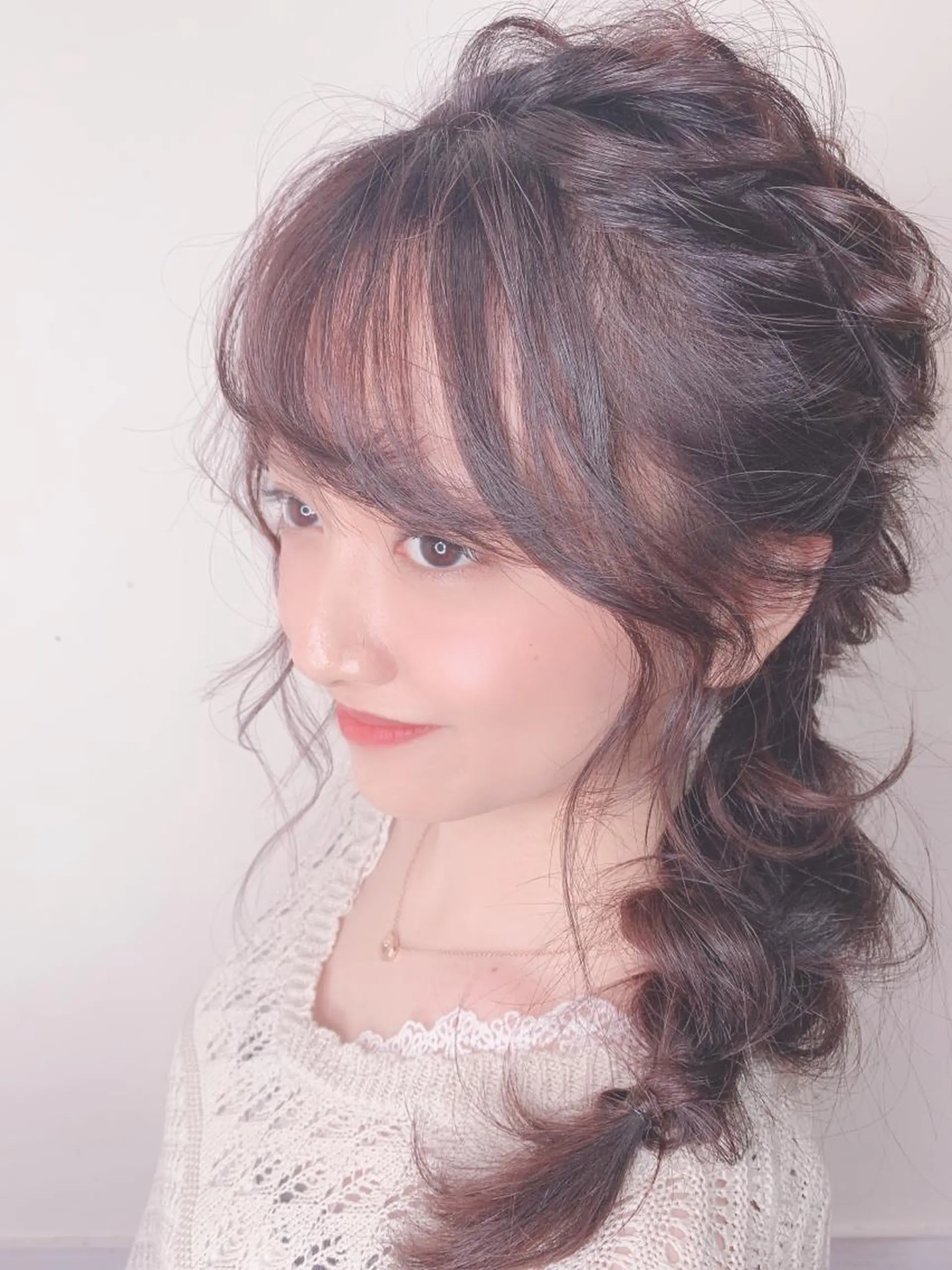 セミロング カラー ヘアアレンジ 櫛部洸貴/ 頭皮改善、髪質改善のヘアスタイル