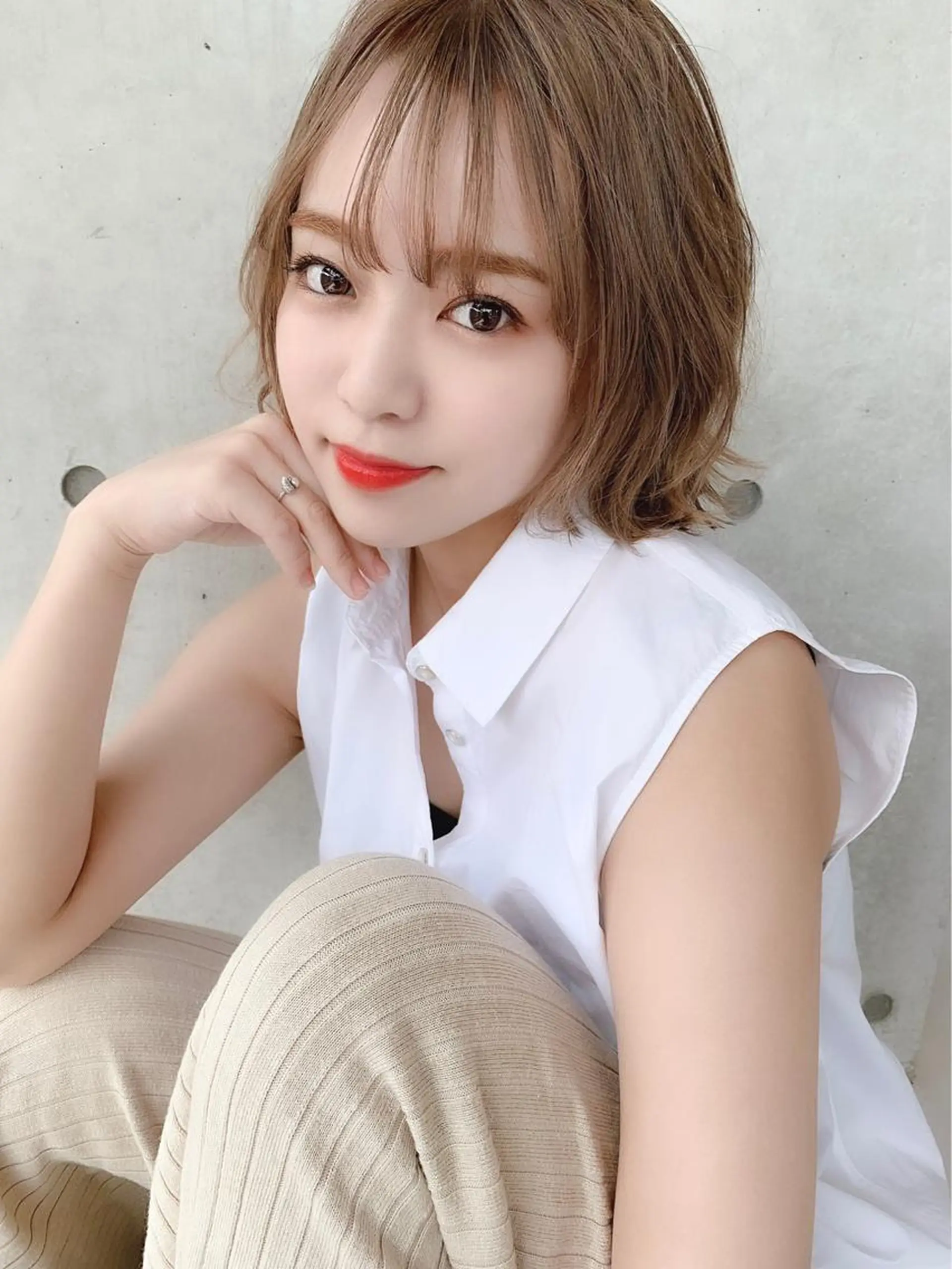 ミディアム カラー パーマ ヘアアレンジ ヘアカラー トリートメント ヘアセット 🎀愛されモテヘア♡ 梅澤夏基🎀のヘアスタイル