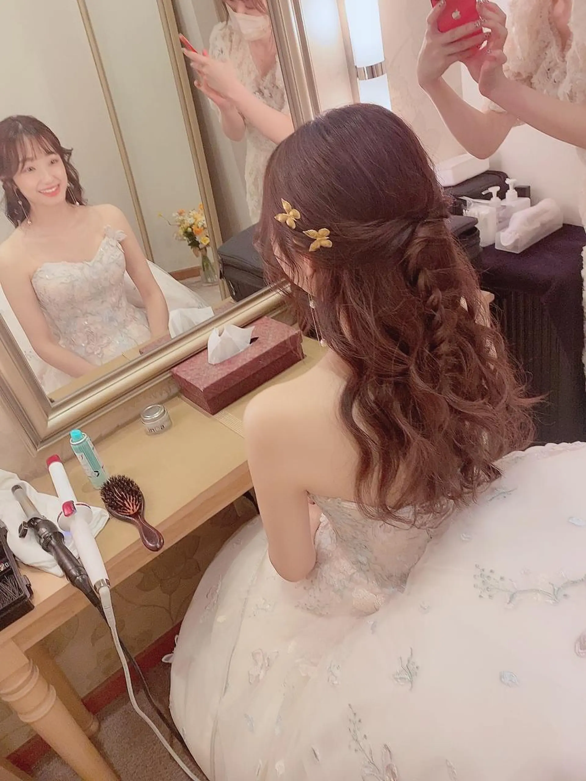 ロング ヘアアレンジ 極上の艶髪 RINAのヘアスタイル