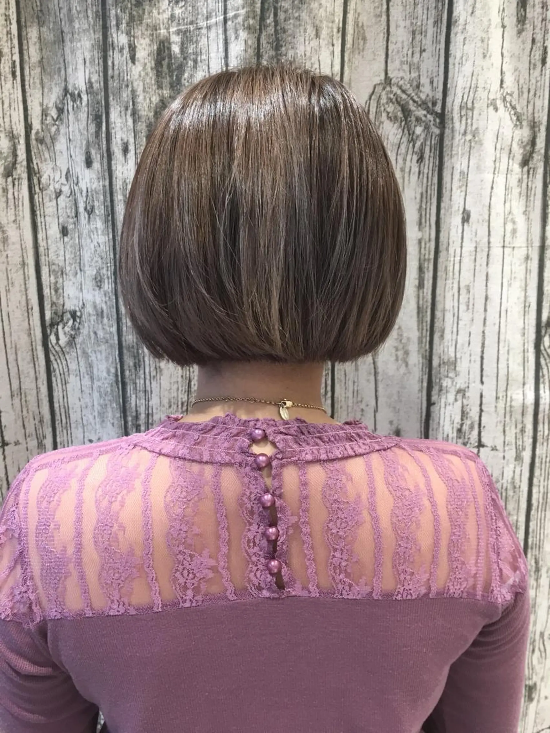 ミディアム カラー ブリーチ グレージュ ミルクティーグレージュ 寺内 紳悟のヘアスタイル