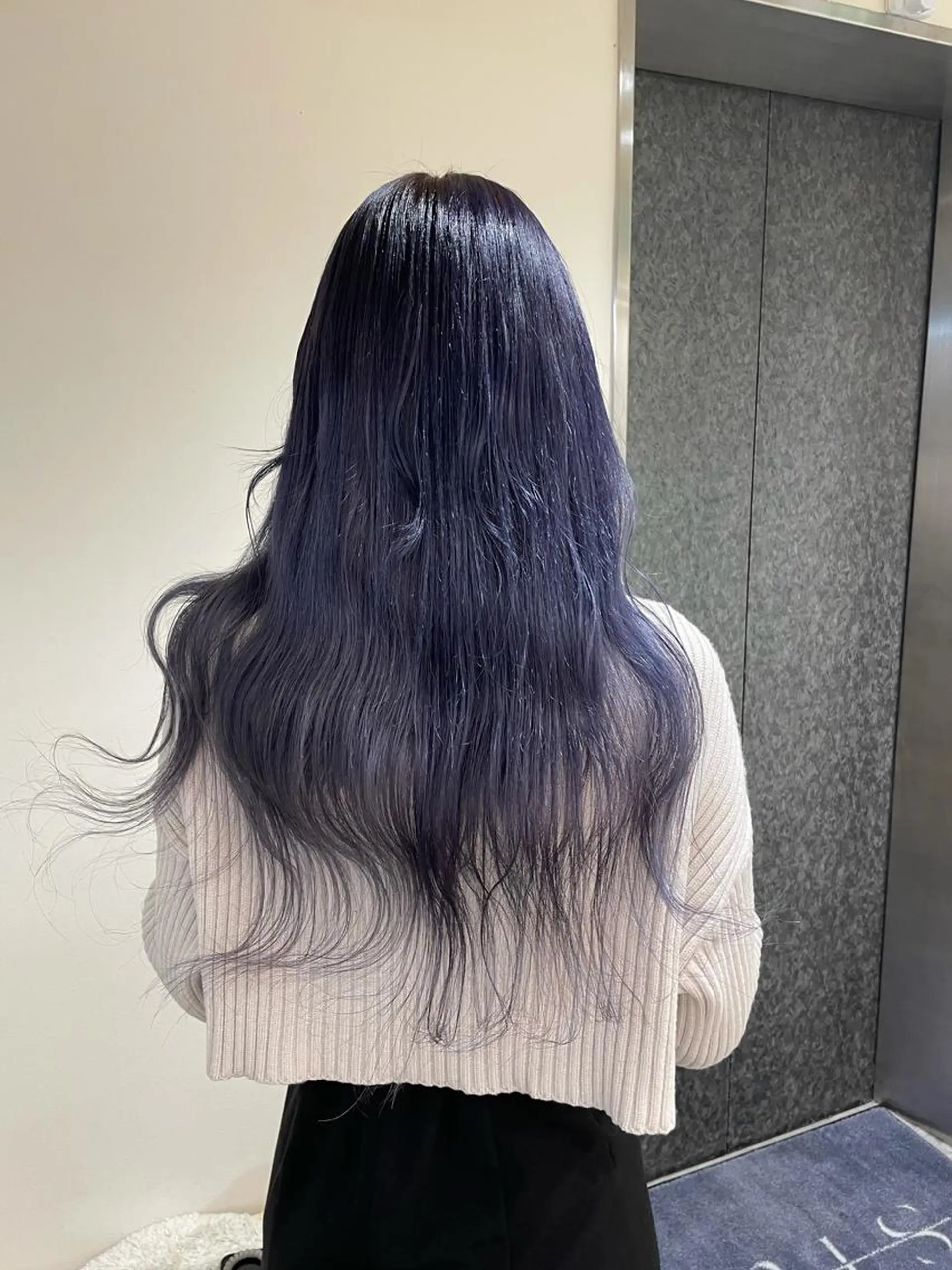 ロング パープルカラー ヘアカラー soyon心斎橋所属・♡透明感/艶カラー/ M a I ♡のヘアスタイル