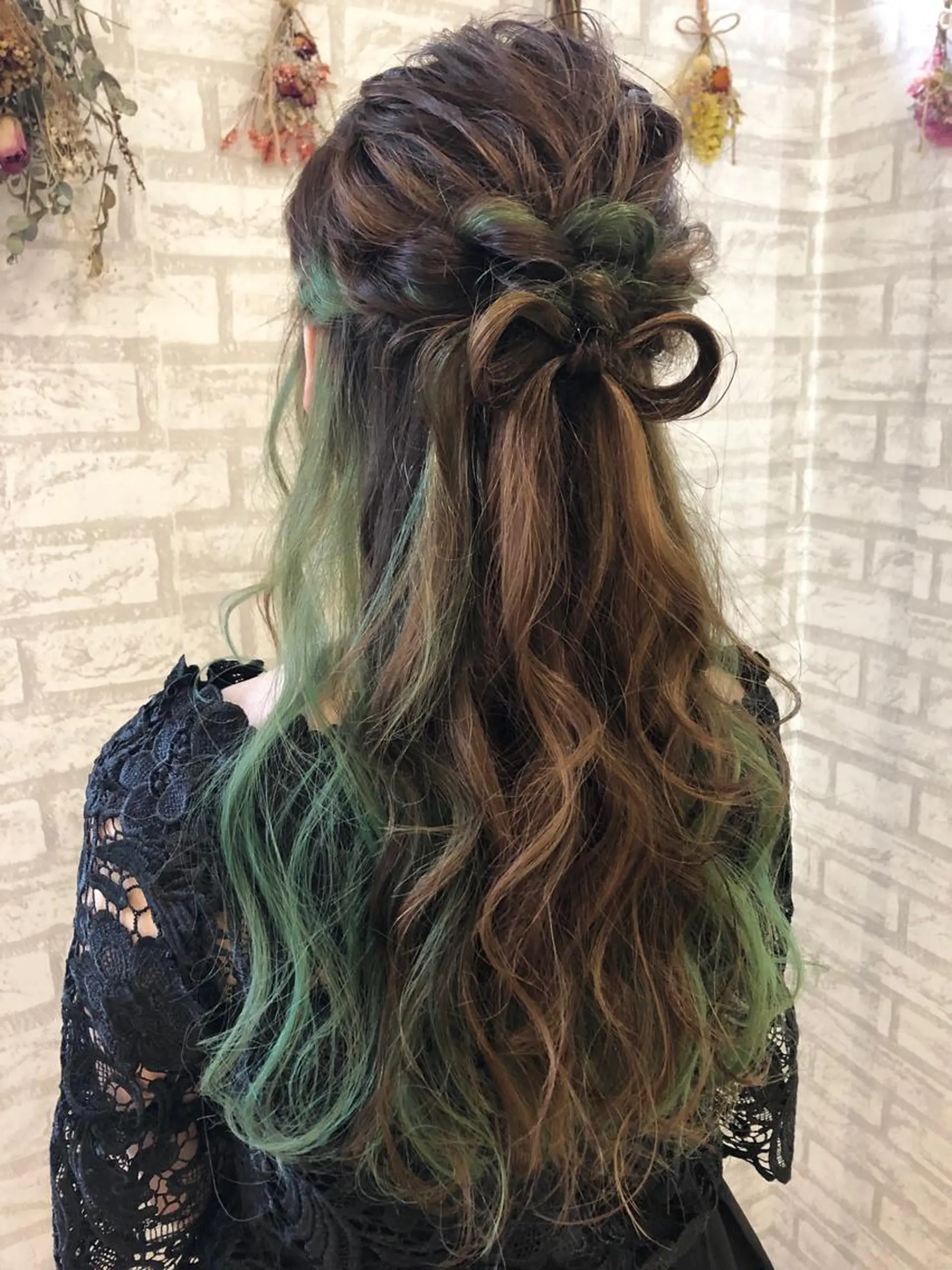 ロング ヘアアレンジ クボキ サヤのヘアスタイル