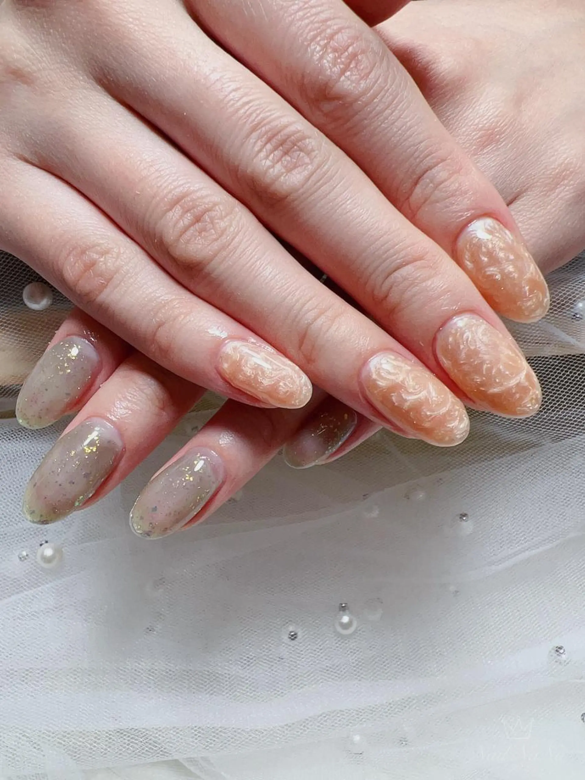 ショート カラー ネイル ハンドネイル Nail NaNaのネイルデザイン