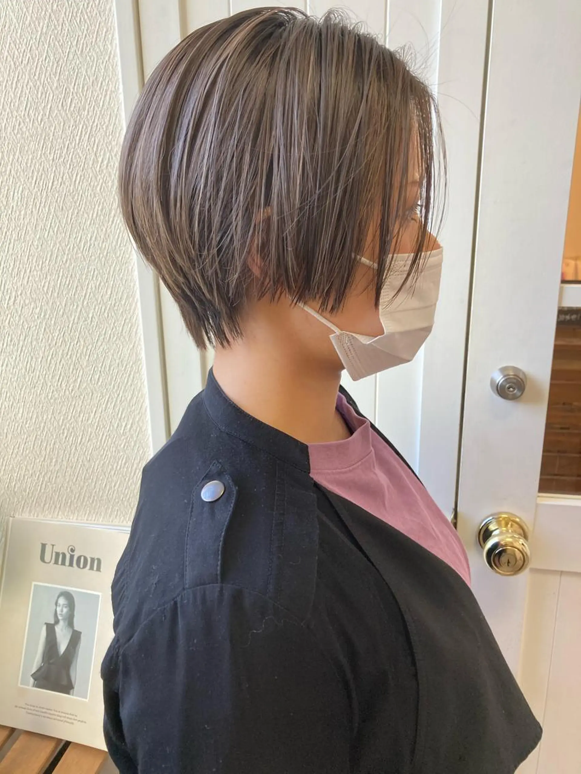 ショート カラー ハイトーンカラー ショートヘア 小木曽智美 /ボブ/ショートのヘアスタイル