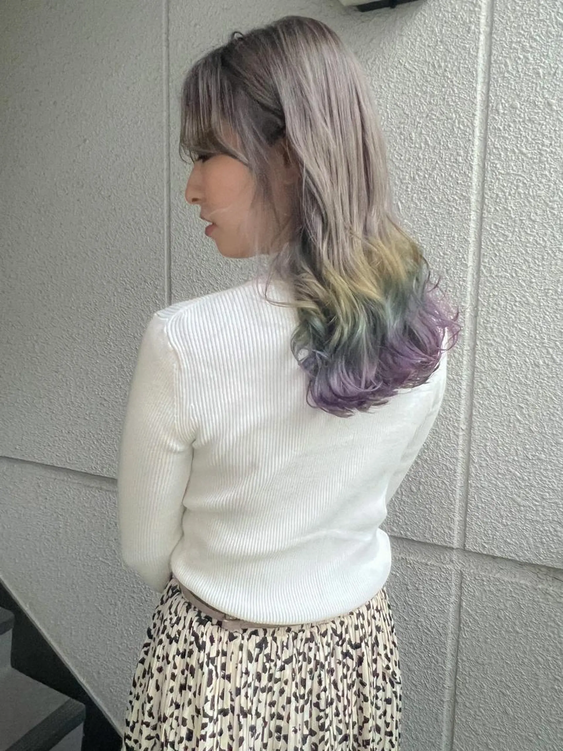 セミロング カラー トリートメント ヘアカラー カラーパティシエ facce🌼ikoのヘアスタイル