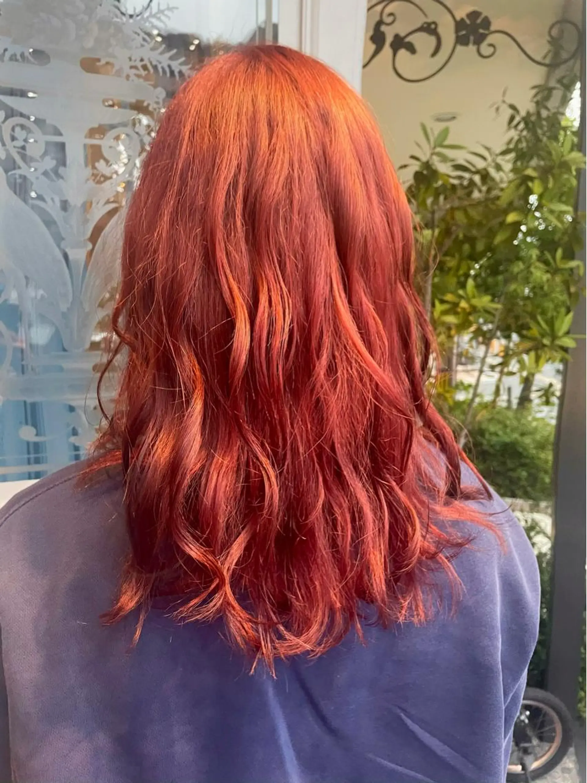 ミディアム カラー 渡辺 瑠美のヘアスタイル