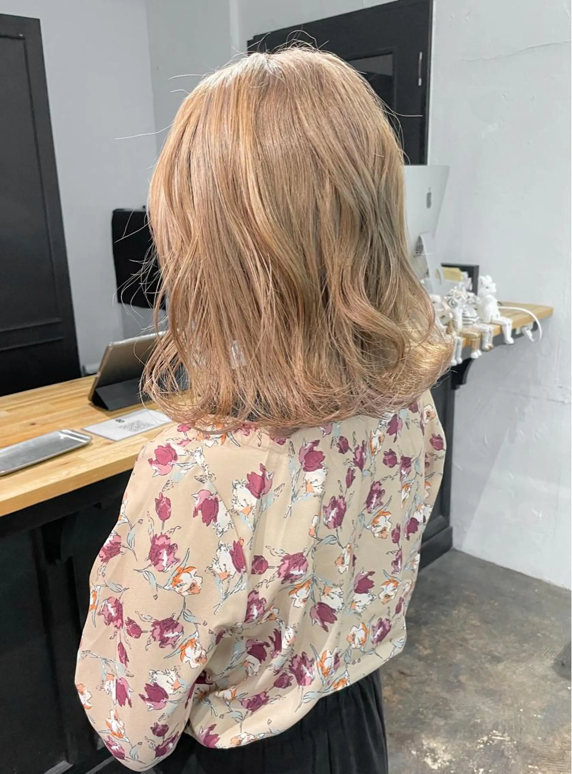 ミディアム カラー メンズパーマ メンズ特化ryoのヘアスタイル