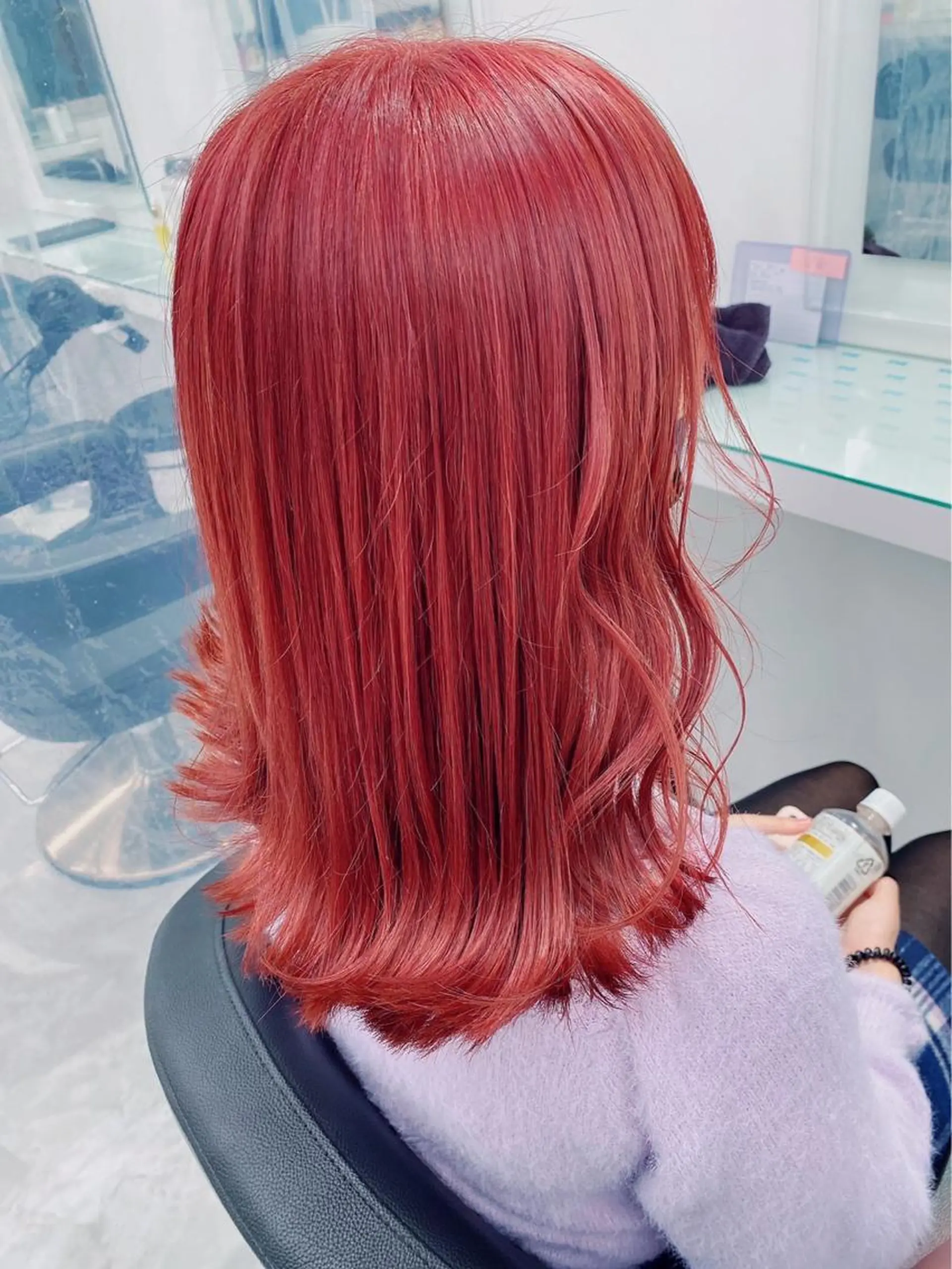 ミディアム カラー ヘアアレンジ トリートメント 酸熱トリートメント 🤍ベージュ×艶髪 🤍Ryuta🤍のヘアスタイル